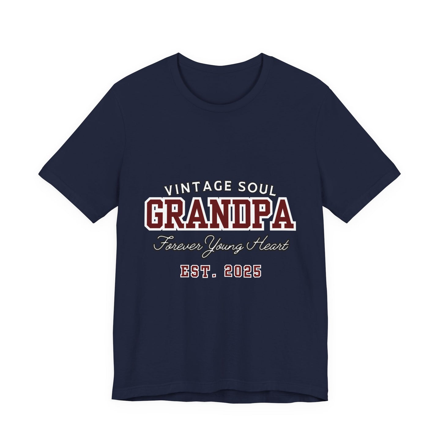 Vintage Soul Grandpa Tee | Perfect Gift for New Grandpas, Father's Day Present, Casual Wear, Family Gatherings, Comfortable Style