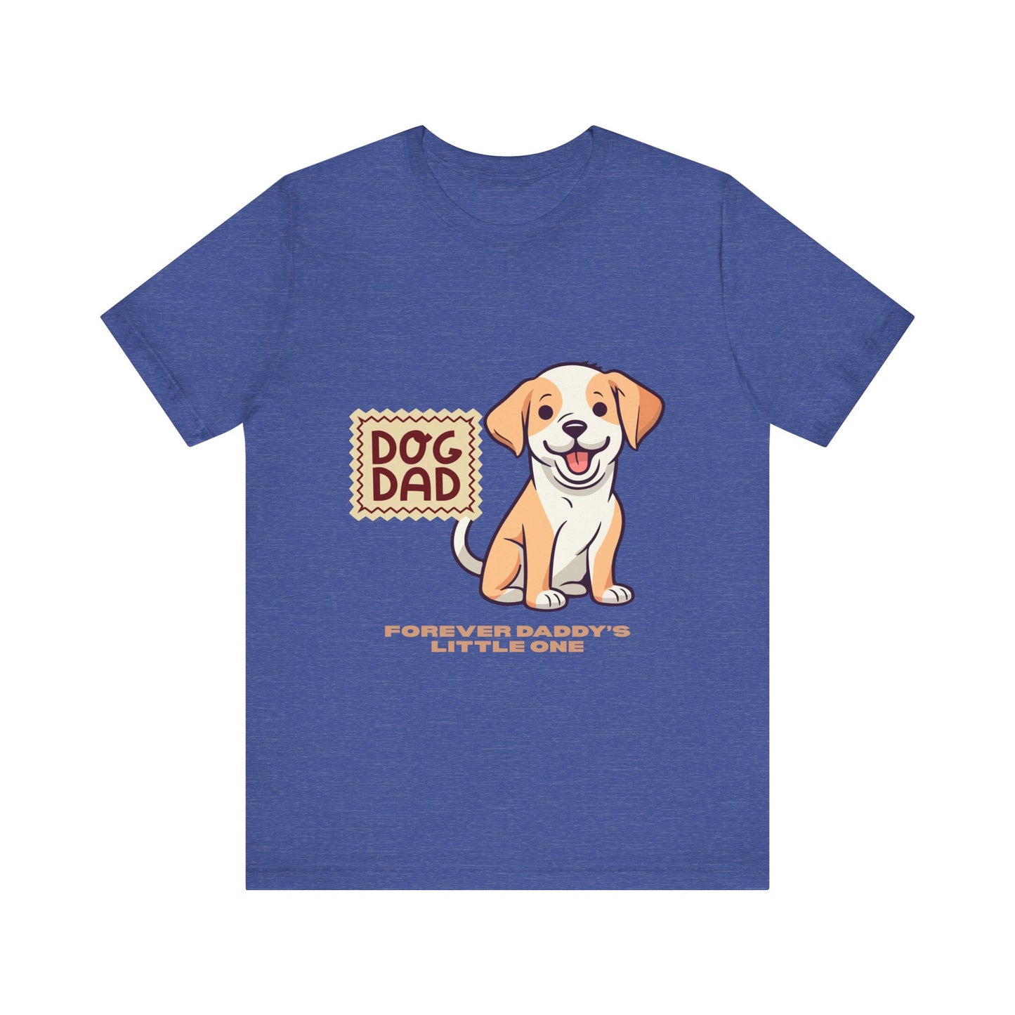 Dog Dad T-Shirt, Perfect Gift for Pet Lovers, Father's Day Apparel, Unisex Casual Tee, Dog Lover Shirt, Cute Dog Dad Design