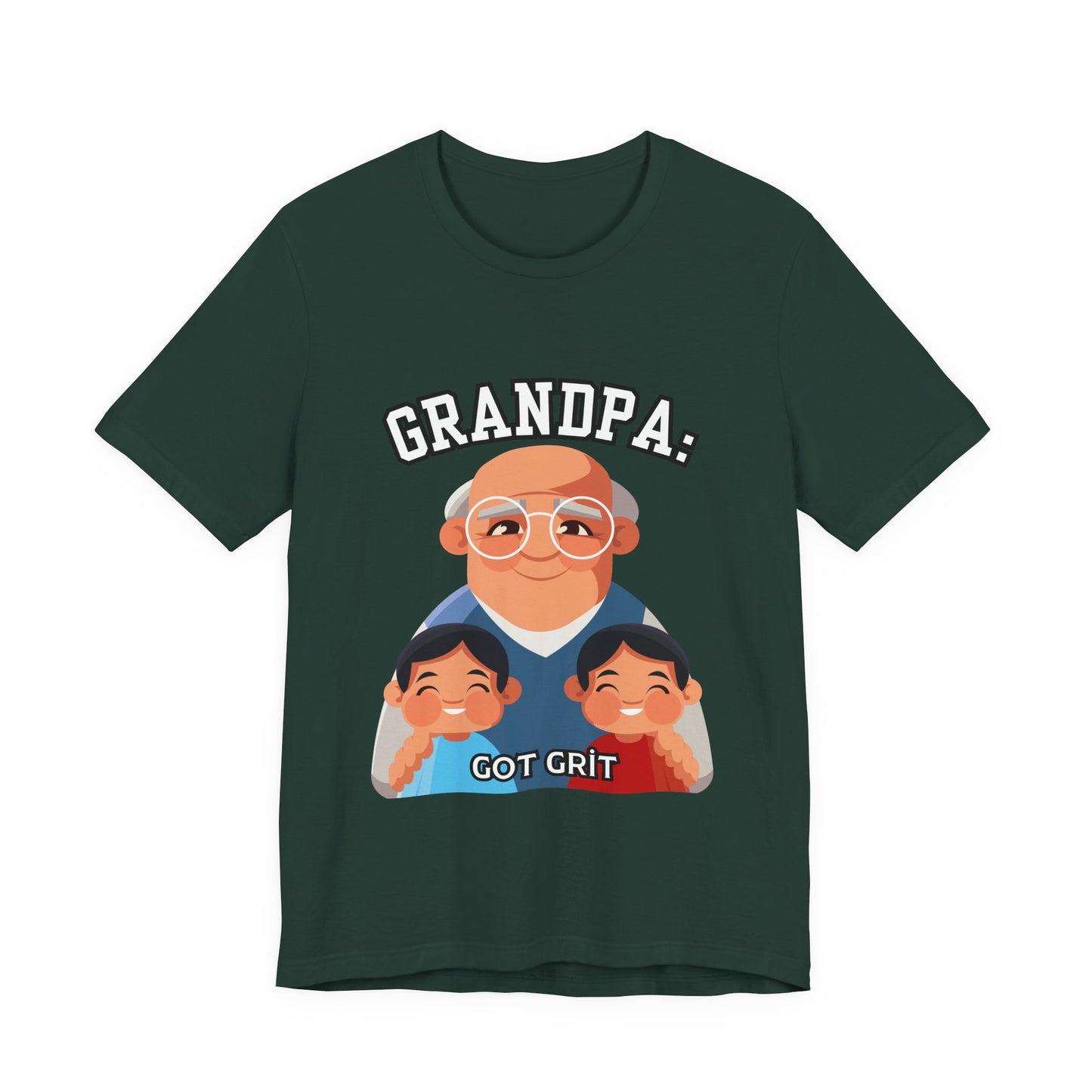Grandpa Got Grit Tee, Funny Grandpa Shirt, Father's Day Gift, Family Reunion T-Shirt, Cute Gift for Grandpas, Unisex Graphic Tee