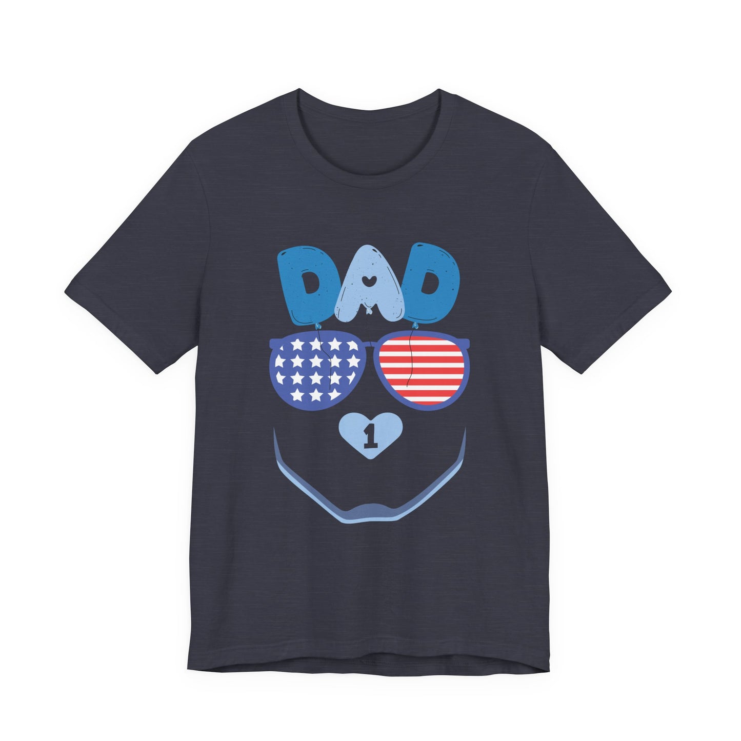 Patriotic Dad Tee, Father's Day Gift, USA Pride Shirt, Unisex Graphic T-Shirt, Summer Casual Wear
