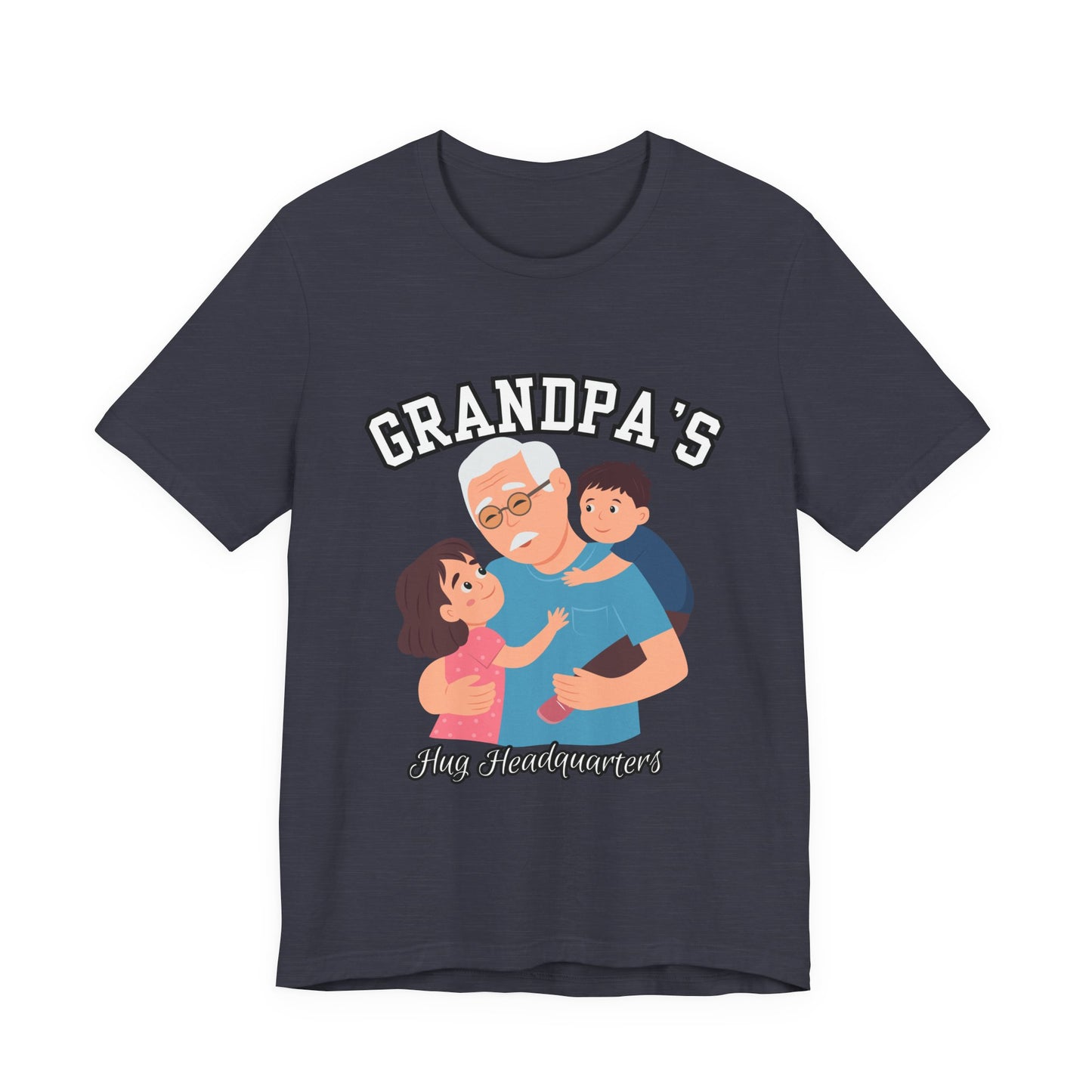 Grandpa's Fun Headquarters Tee | Family Gift, Father's Day, Grandparent's Day, Casual Wear, Cute Graphic Shirt