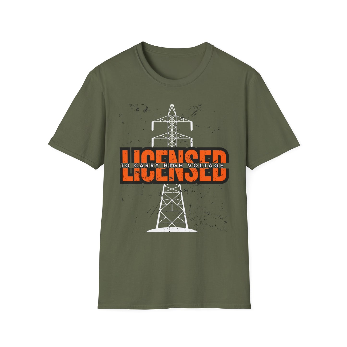 Licensed Electrician Vintage Style Unisex T-Shirt, Casual Wear, Graphic Tee for Everyday Use, Gift for Friends, Trendy Apparel
