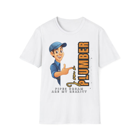 Plumber RealityT-Shirt, Funny Plumbing Tee, Gift for Plumbers, Casual Work Shirt, Father's Day Gift, Home Repair Humor