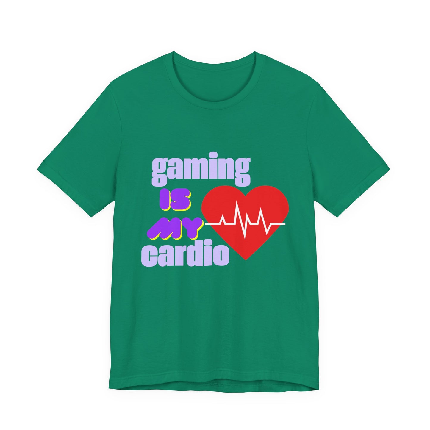 Gaming Is My Cardio Tee, Unisex T-Shirt, Gamer Shirt, Casual Wear, Perfect Gift for Gamers, Fun Graphic Tee