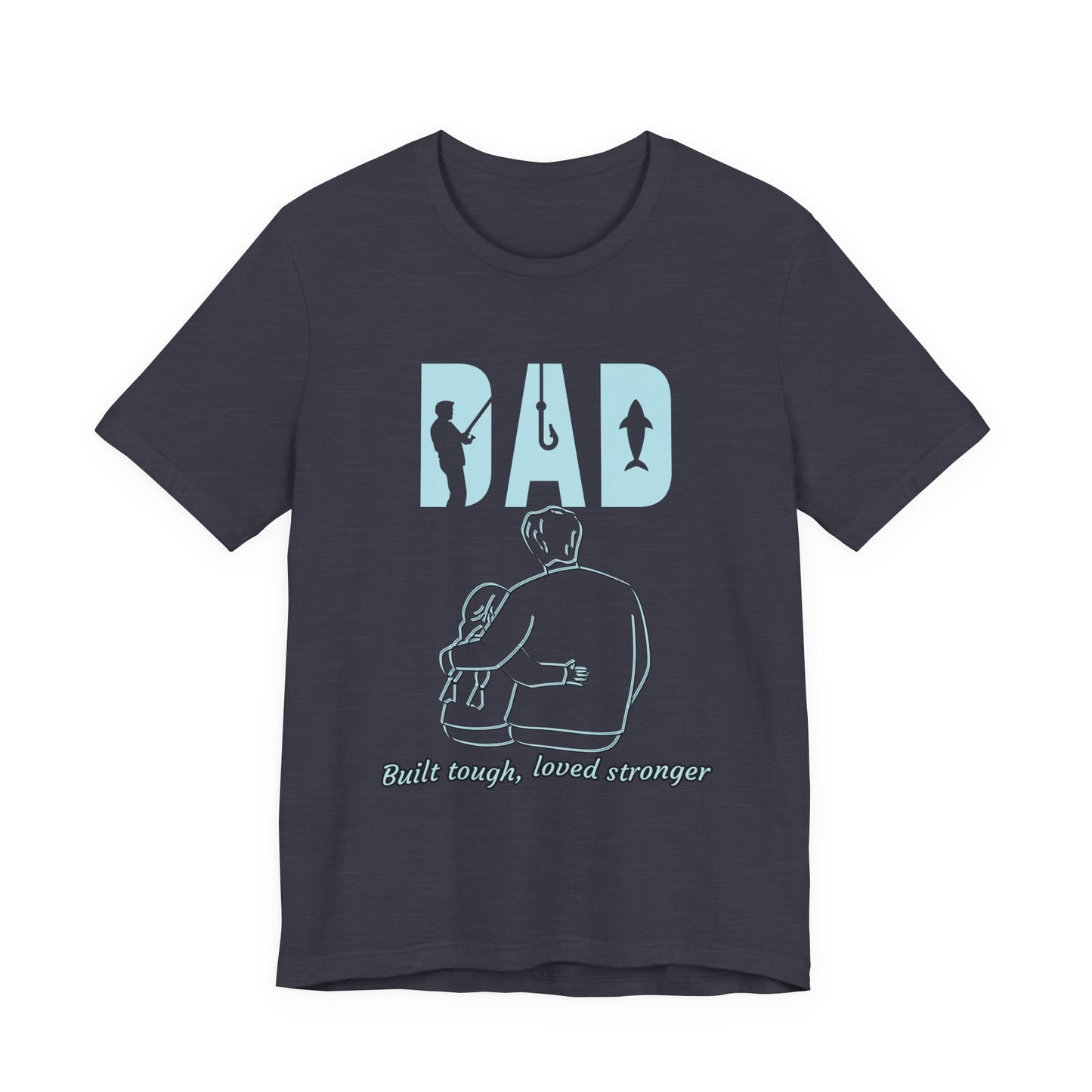 Dad's Love Unisex Tee, Perfect Gift for Father's Day, Birthday, Casualwear, Family Time, Outdoor Adventure