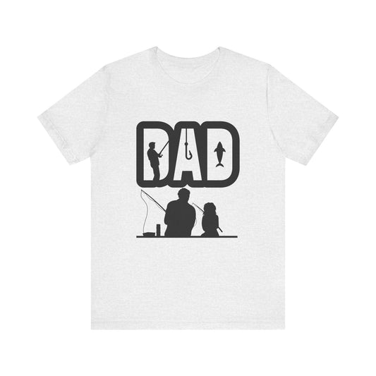 Father and Child Fishing Tee, Perfect Gift for Dads, Fishing Enthusiast Shirt, Father's Day Apparel, Family Bonding Tee