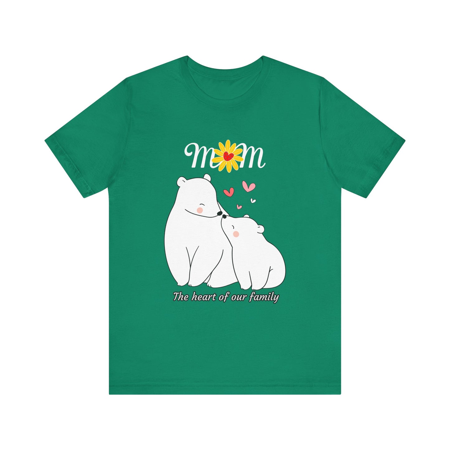Mom Love Short Sleeve Tee, Cute Mom Shirt, Gift for Mom, Family Tee, Mother's Day Shirt, Mother's Day Gift