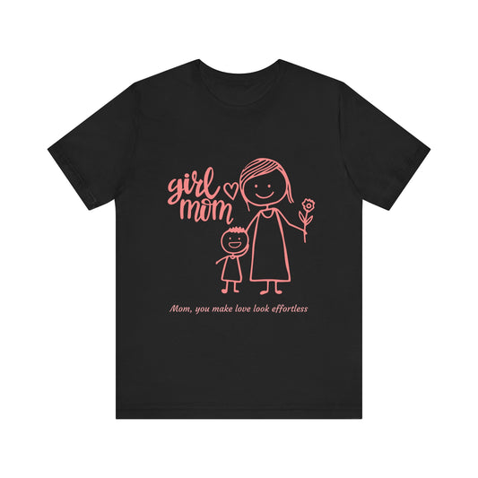 Mom Love Graphic Tee - Cute Mother's Day Gift, Family T-Shirt, Gift for Mom, Cute Apparel, Unisex Shirt