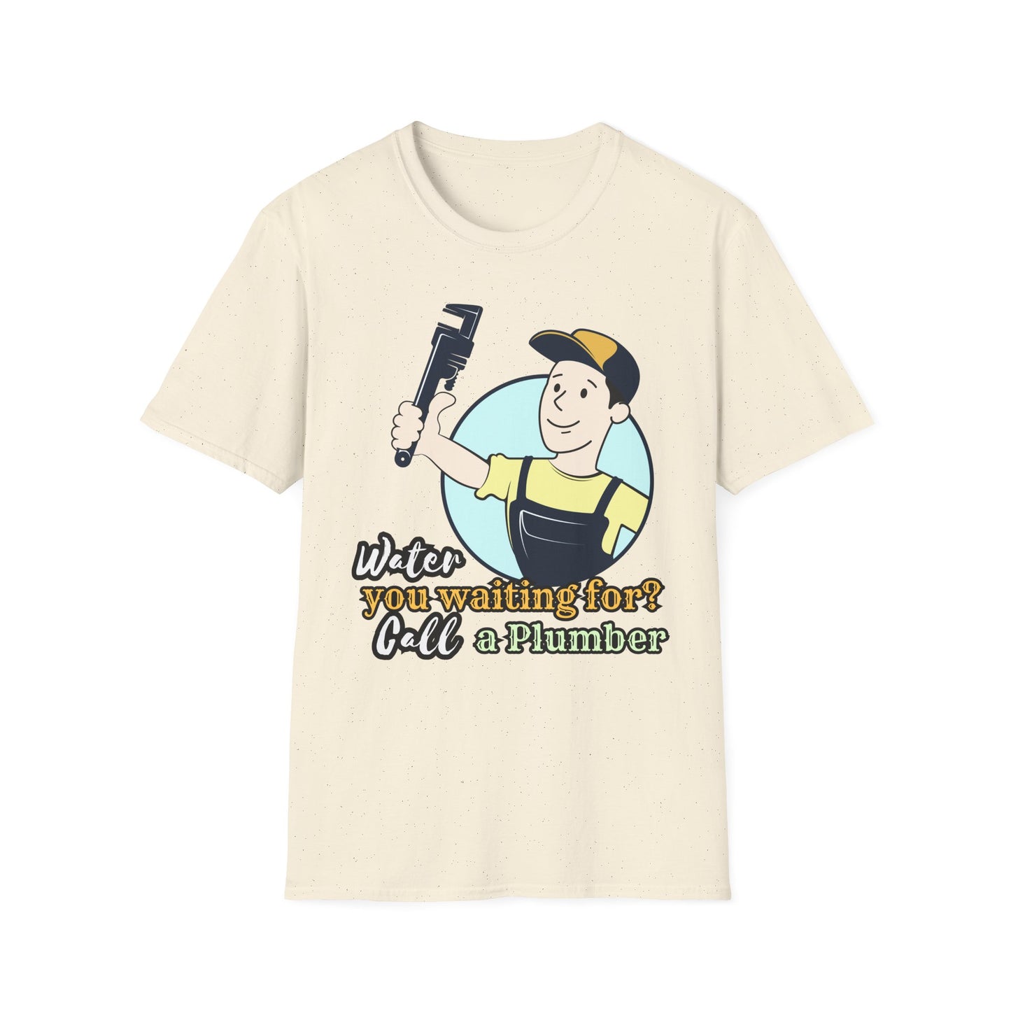 Funny Plumbing T-Shirt, Plumbing Gifts, Water You Waiting For?, Call a Plumber Shirt, Unisex Graphic Tee, Plumbing Humor Tee