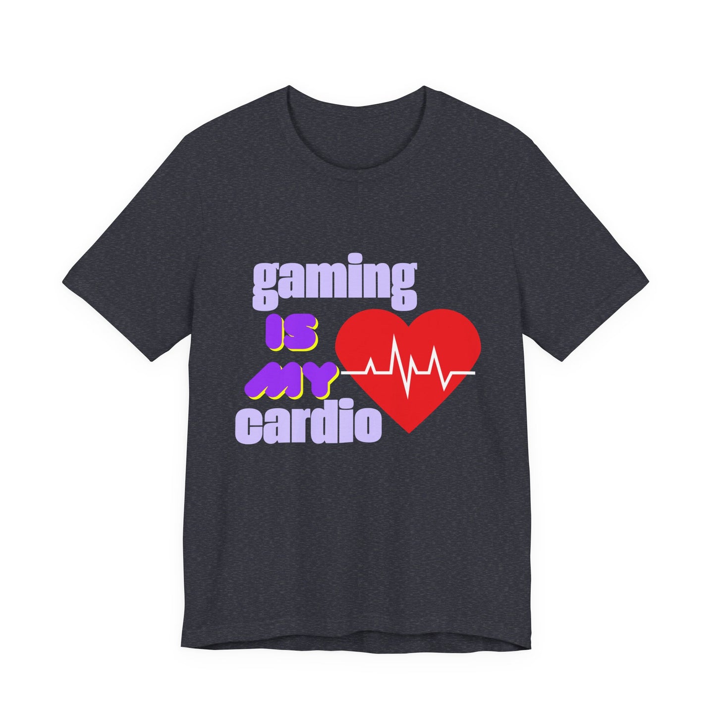 Gaming Is My Cardio Tee, Unisex T-Shirt, Gamer Shirt, Casual Wear, Perfect Gift for Gamers, Fun Graphic Tee