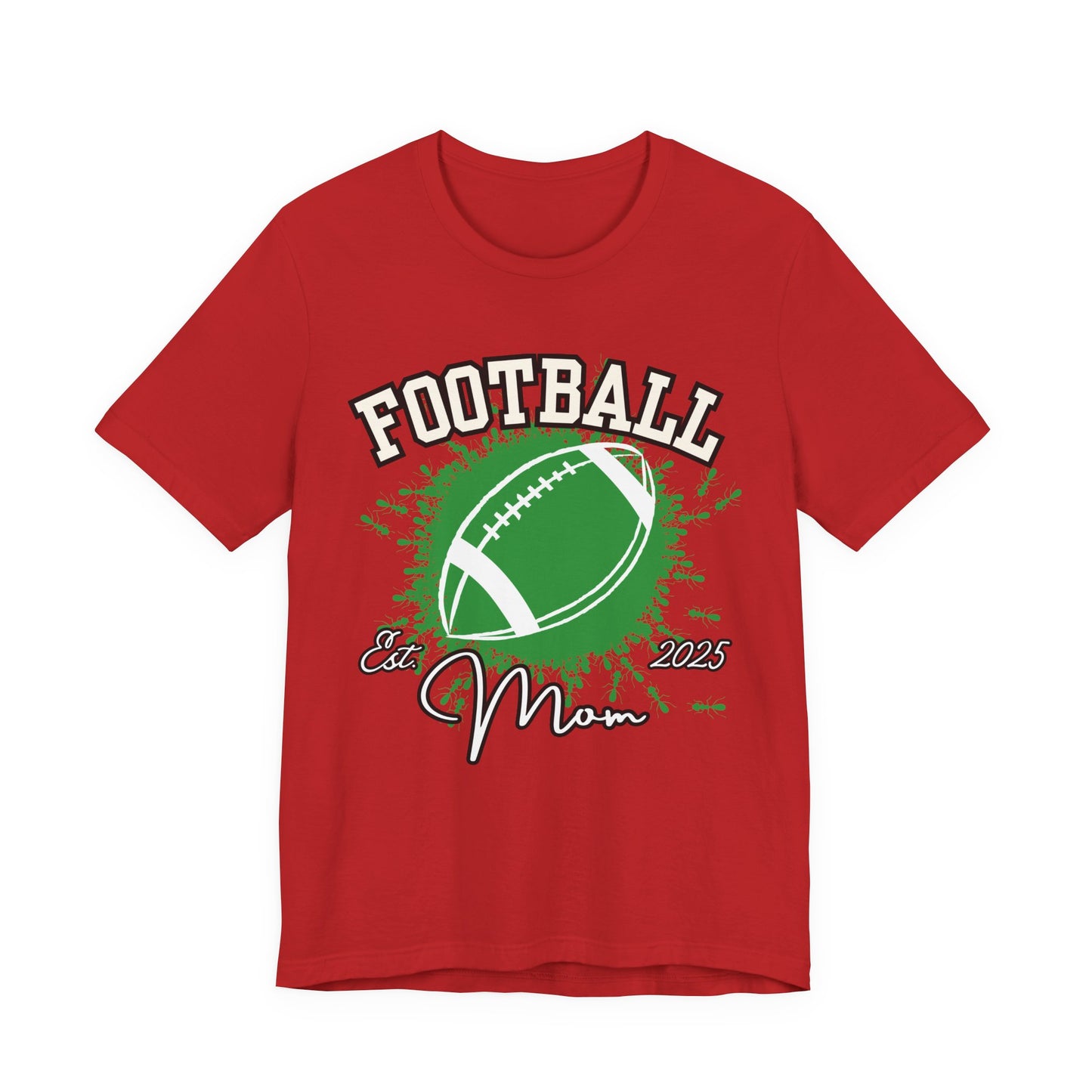 Football Mom Tee, Unisex Short Sleeve T-Shirt, Perfect Gift for Sports Moms, Game Day Apparel, Casual Weekend Wear