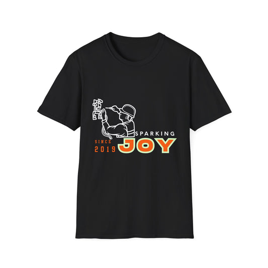 Joyful Electrical Worker Unisex Softstyle T-Shirt - Perfect Electrician Gift, Electrical Engineer, Unisex Graphic Tee
