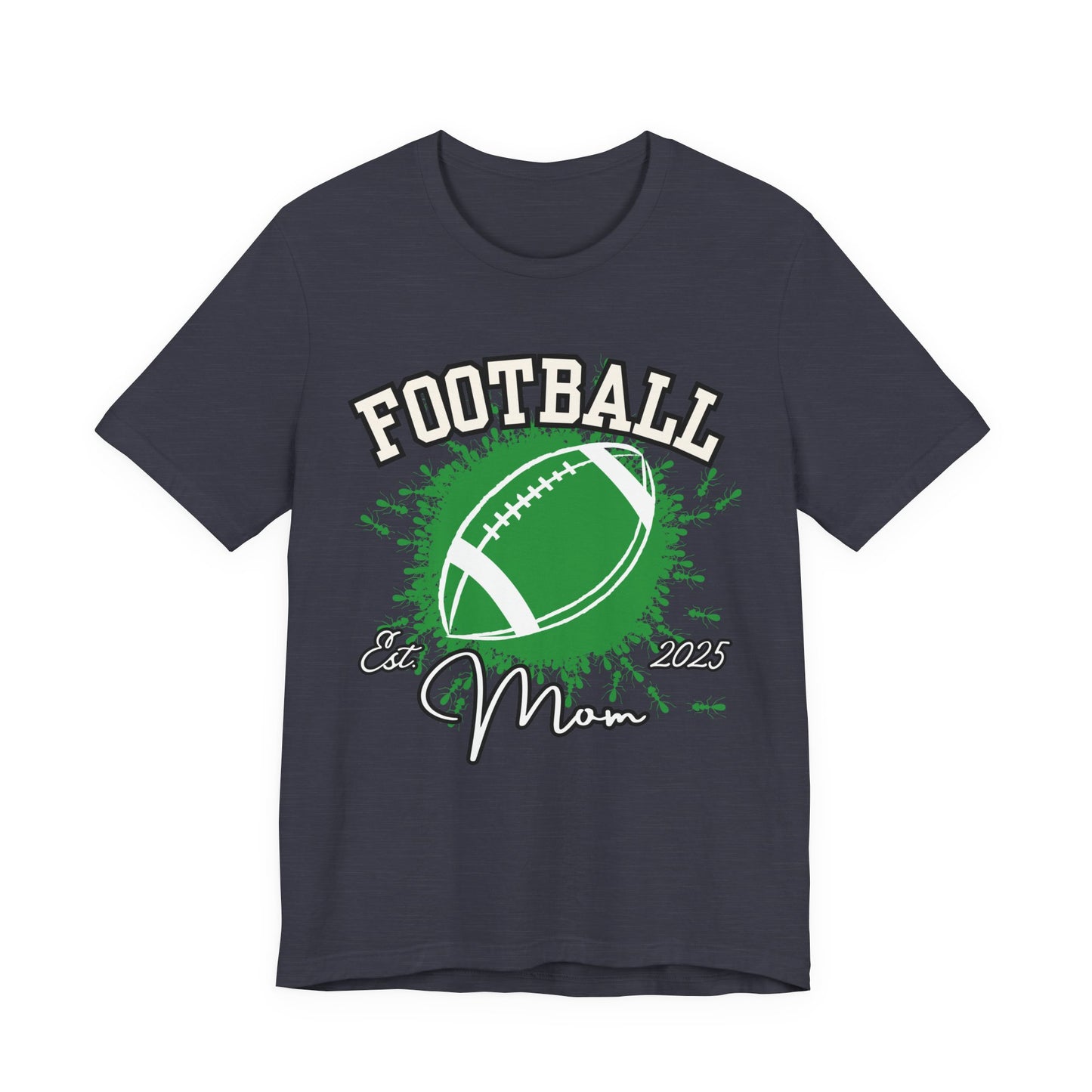 Football Mom Tee, Unisex Short Sleeve T-Shirt, Perfect Gift for Sports Moms, Game Day Apparel, Casual Weekend Wear