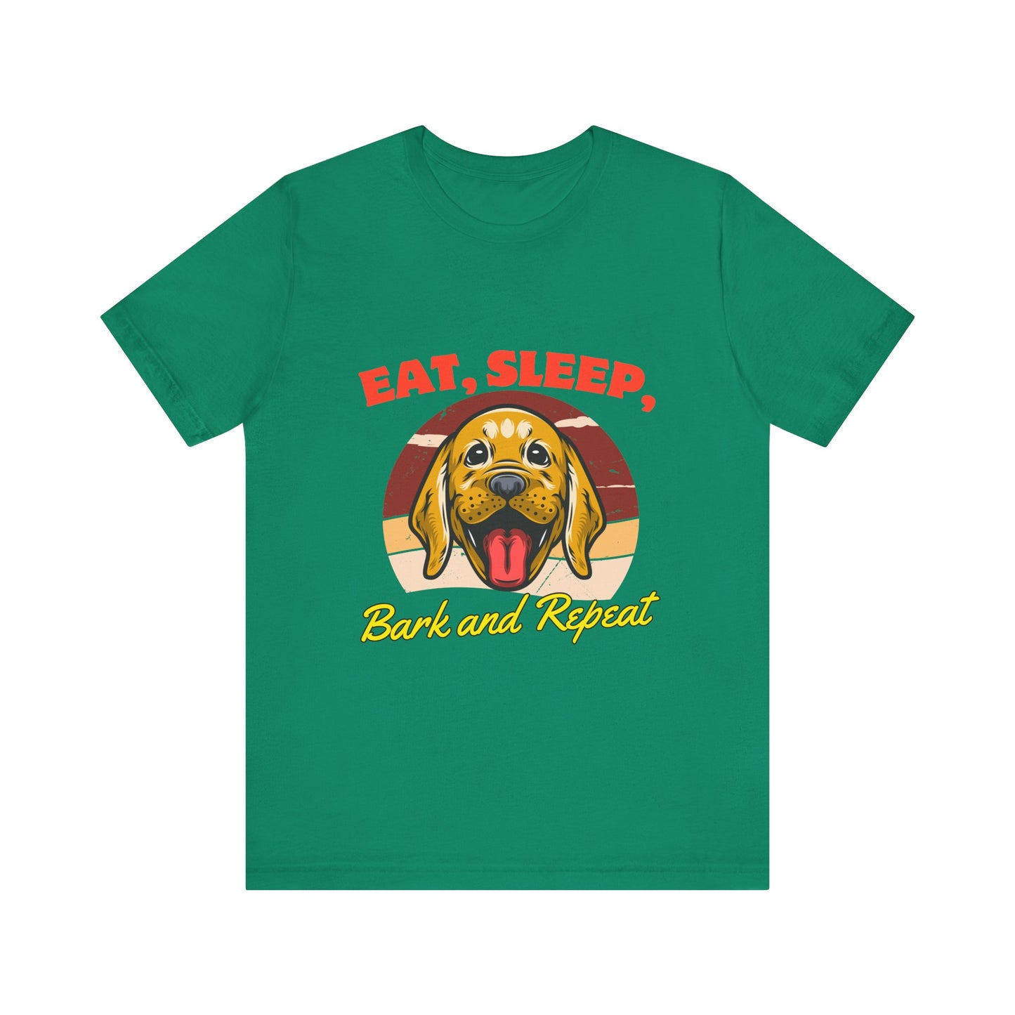 Dog Lover's Eat, Sleep, Bark Tee | Funny Pet T-Shirt, Gift for Dog Owners, Cute Canine Apparel, Dog Mom Shirt, Animal Lover Tops