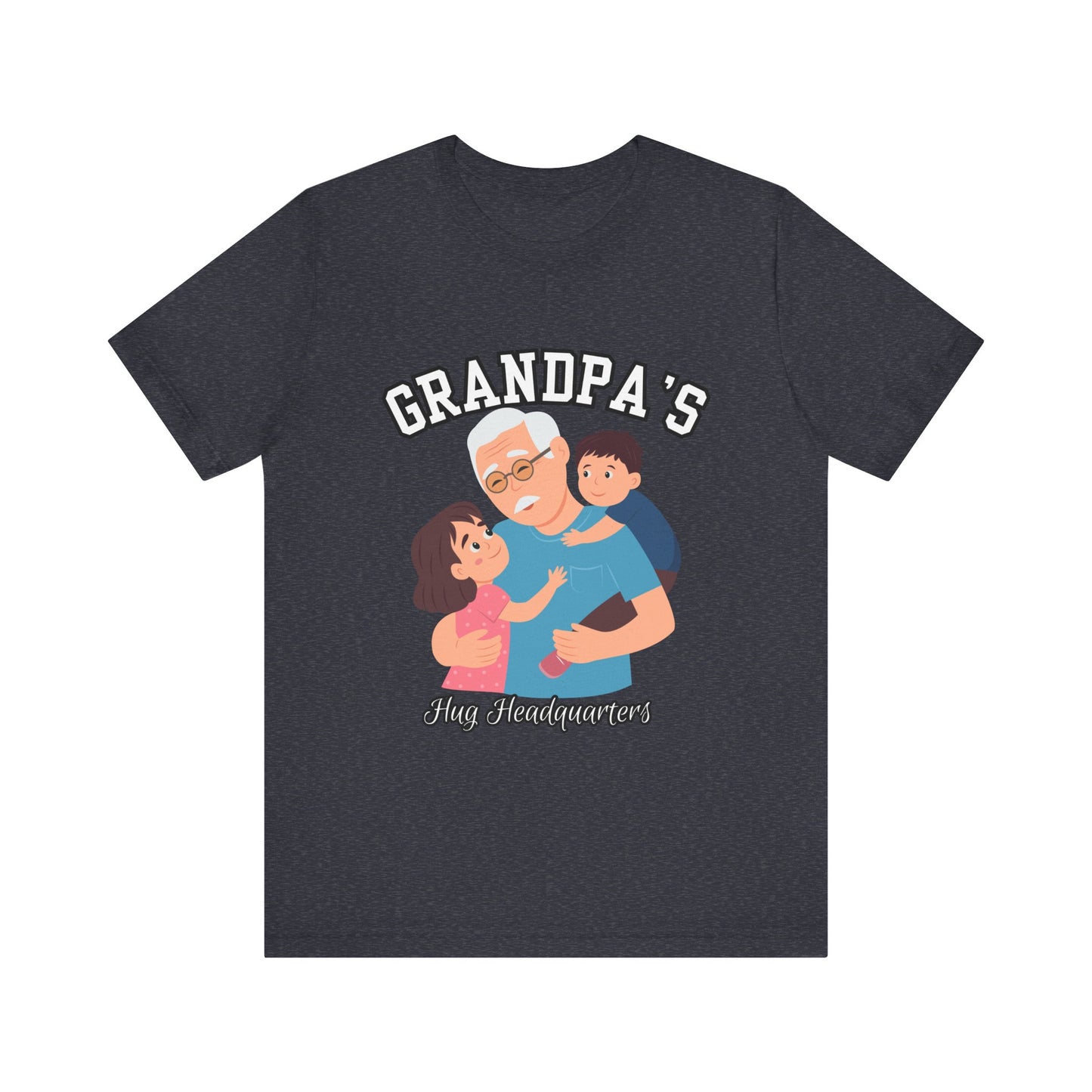 Grandpa's Fun Headquarters Tee | Family Gift, Father's Day, Grandparent's Day, Casual Wear, Cute Graphic Shirt