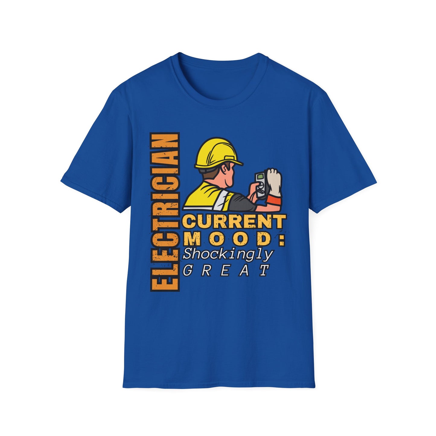 Electrician Mood T-Shirt - Perfect for Birthdays, Celebrations, Gifts for Electricians, Workwear, Casual Wear