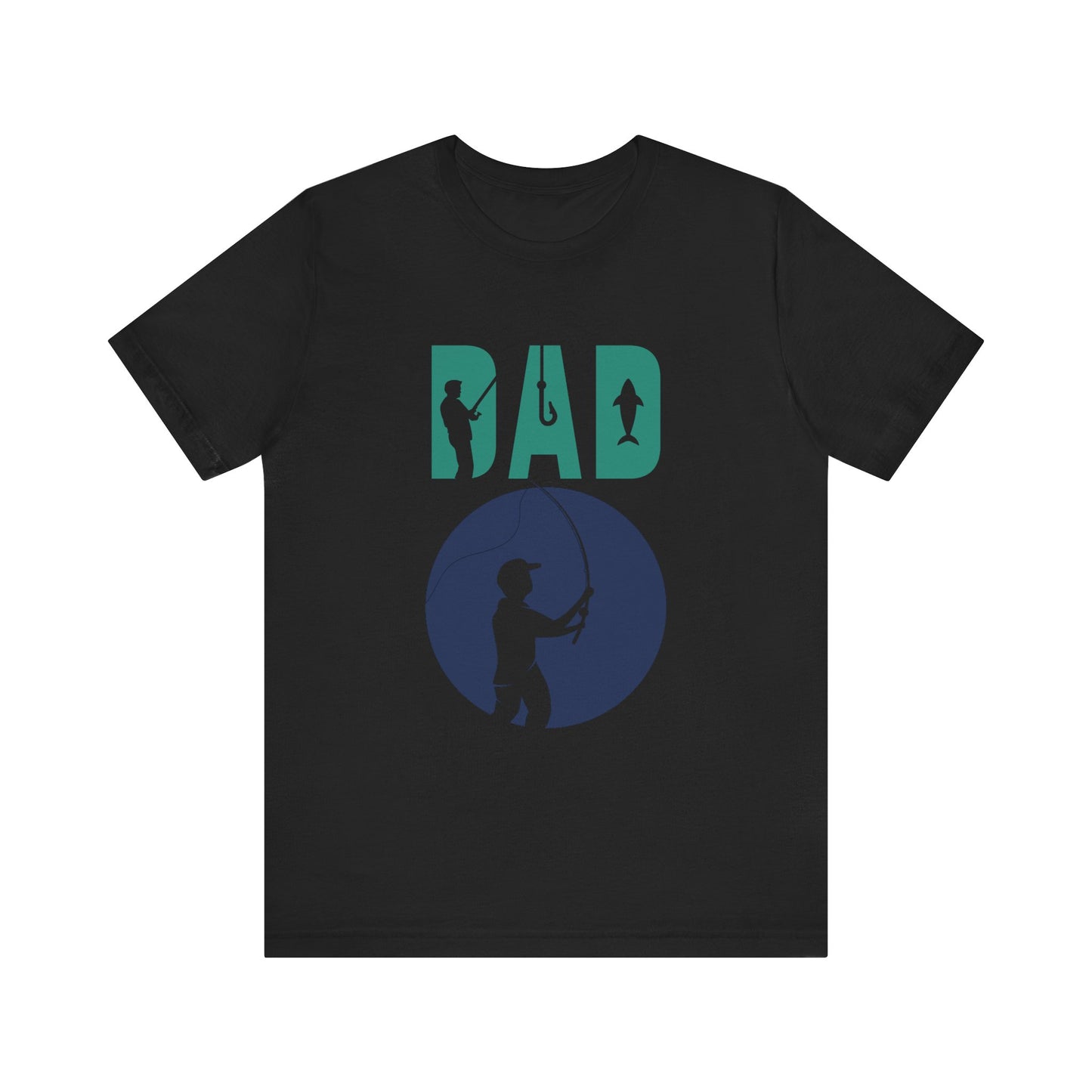 Fishing Dad Tee - Unisex Jersey Short Sleeve T-Shirt for Father's Day, Fishing Lover Gift, Dad's Birthday, Casual Wear, Gift for Him