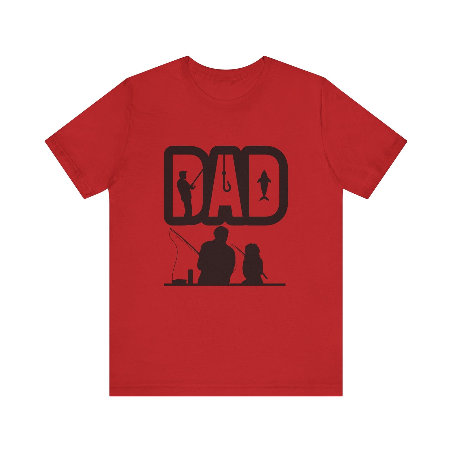 Father and Child Fishing Tee, Perfect Gift for Dads, Fishing Enthusiast Shirt, Father's Day Apparel, Family Bonding Tee