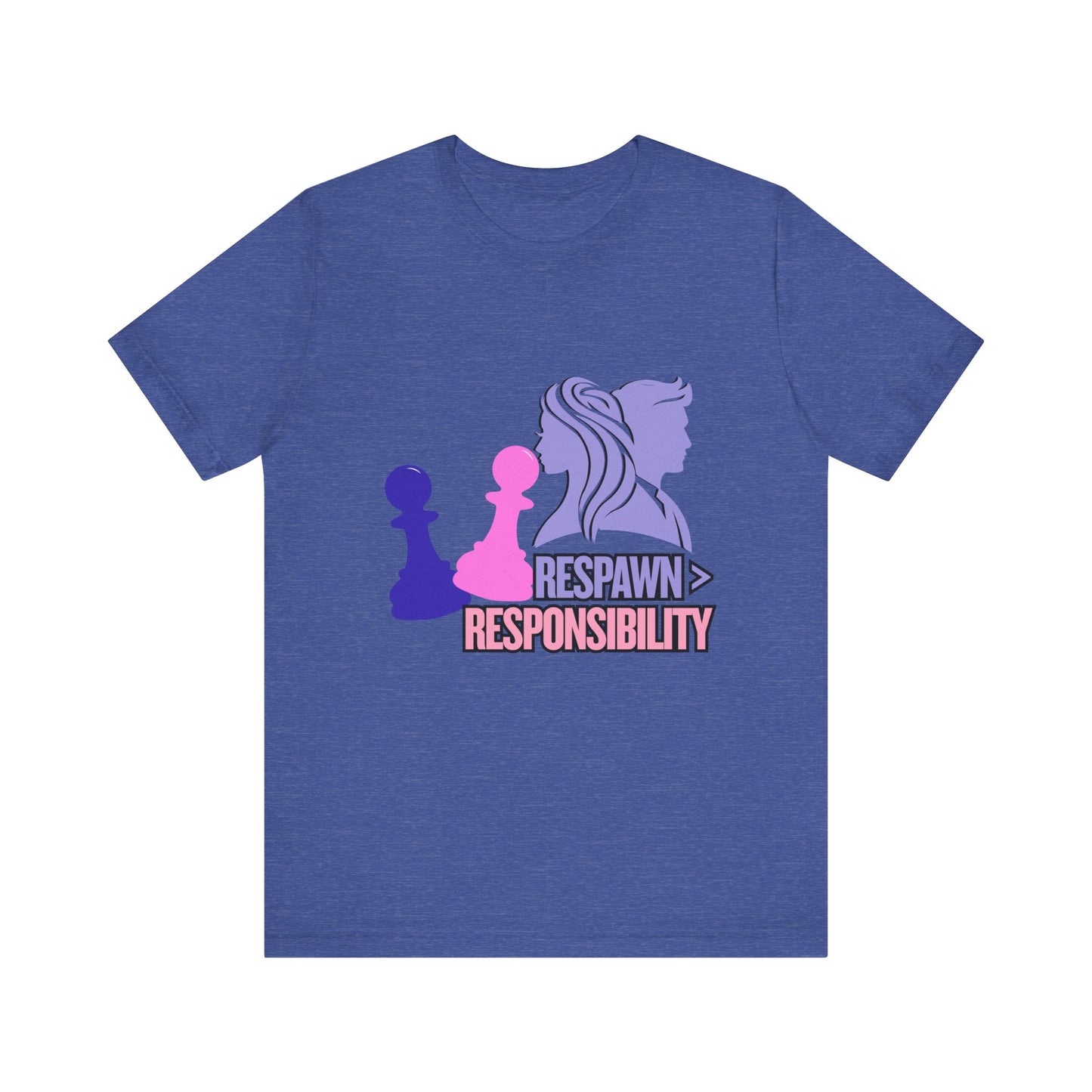 Chess Inspired Graphic Tee, Gamer Shirt, Motivational Quote Top, Casual Wear, Unique Gift for Gamers, Fun Tournament Attire