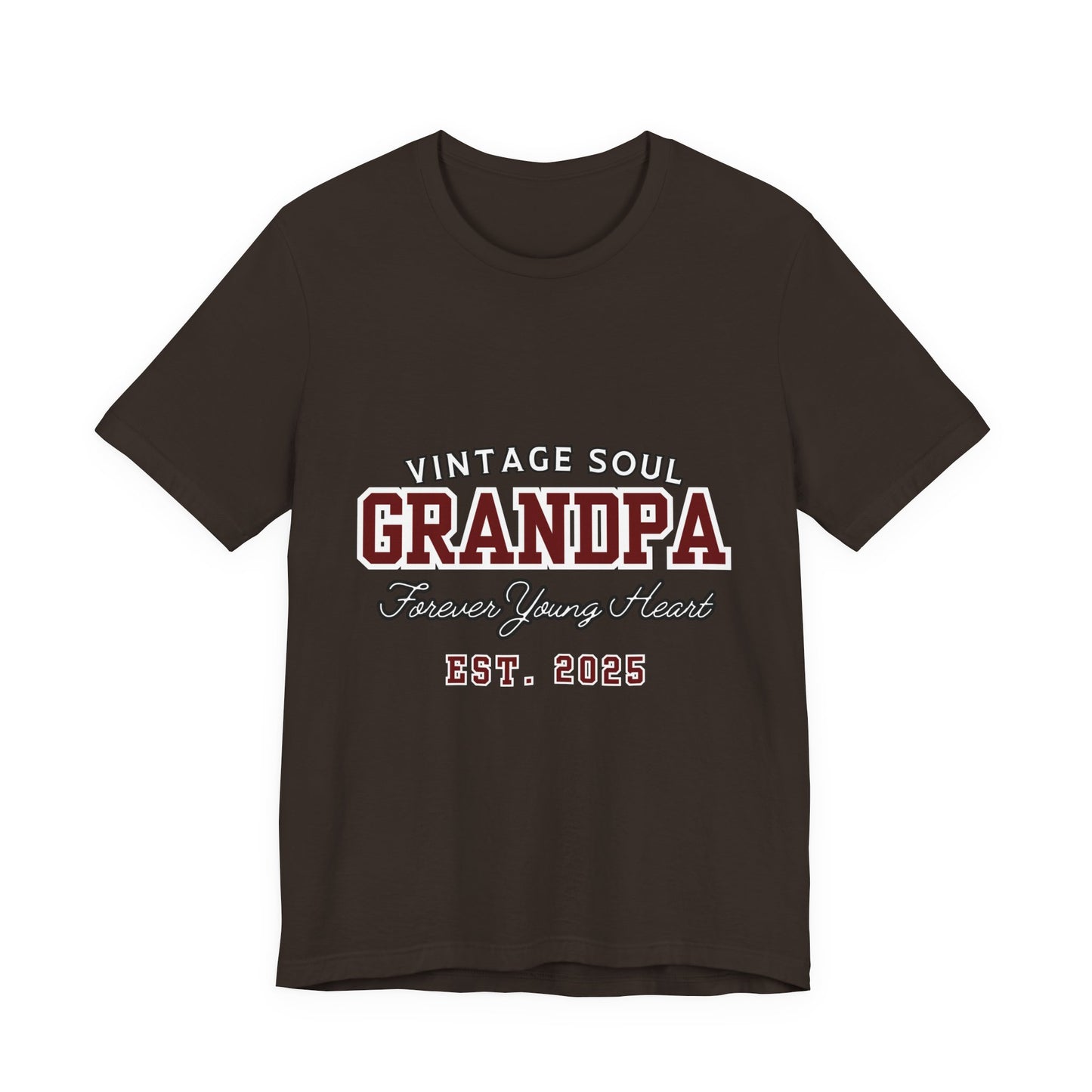 Vintage Soul Grandpa Tee | Perfect Gift for New Grandpas, Father's Day Present, Casual Wear, Family Gatherings, Comfortable Style