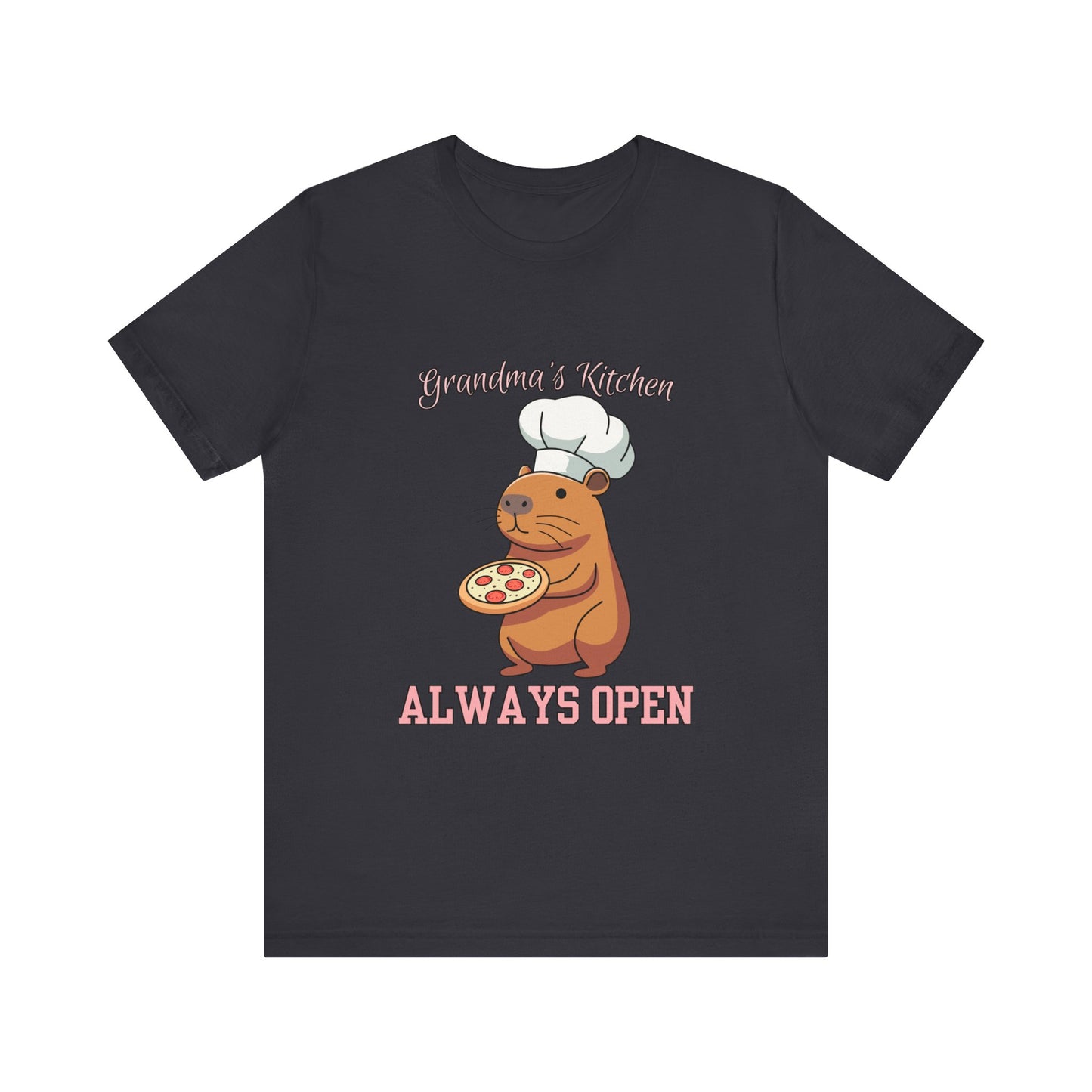 Grandma's Kitchen Unisex Tee | Cute Chef Shirt | Ideal Gift for Food Lovers, Family Gatherings, Birthdays, Home Cooks, Casual Wear