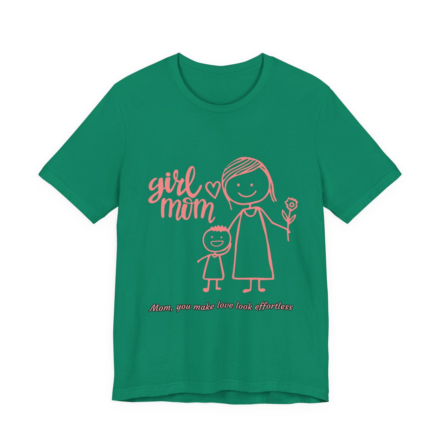 Mom Love Graphic Tee - Cute Mother's Day Gift, Family T-Shirt, Gift for Mom, Cute Apparel, Unisex Shirt