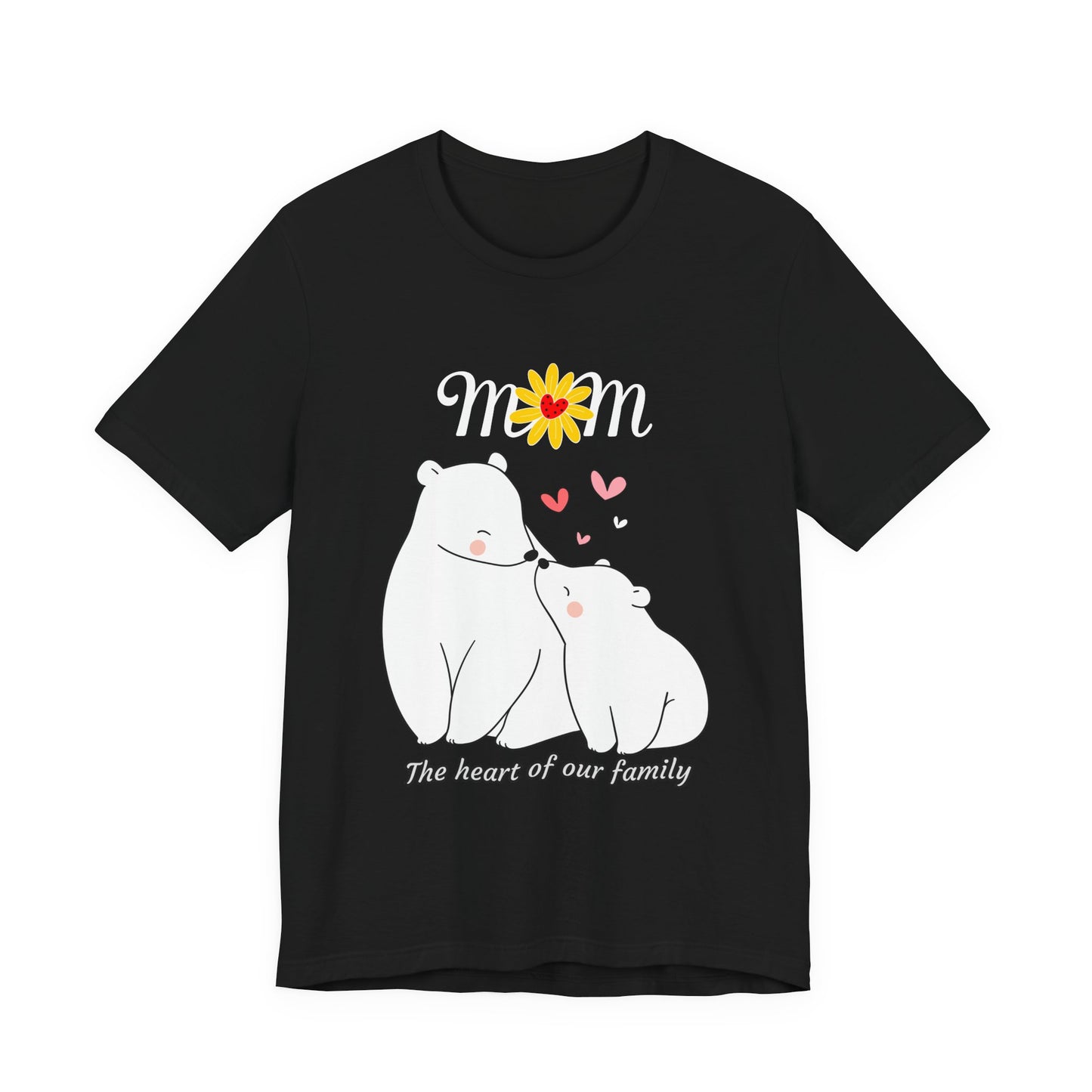 Mom Love Short Sleeve Tee, Cute Mom Shirt, Gift for Mom, Family Tee, Mother's Day Shirt, Mother's Day Gift