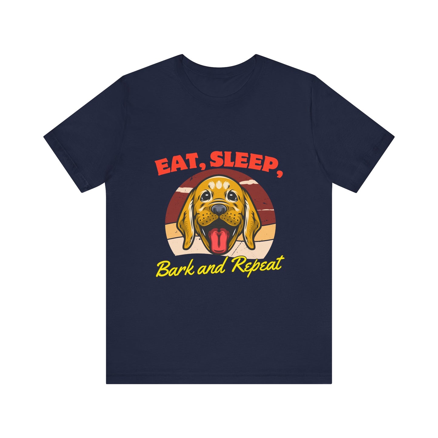 Dog Lover's Eat, Sleep, Bark Tee | Funny Pet T-Shirt, Gift for Dog Owners, Cute Canine Apparel, Dog Mom Shirt, Animal Lover Tops