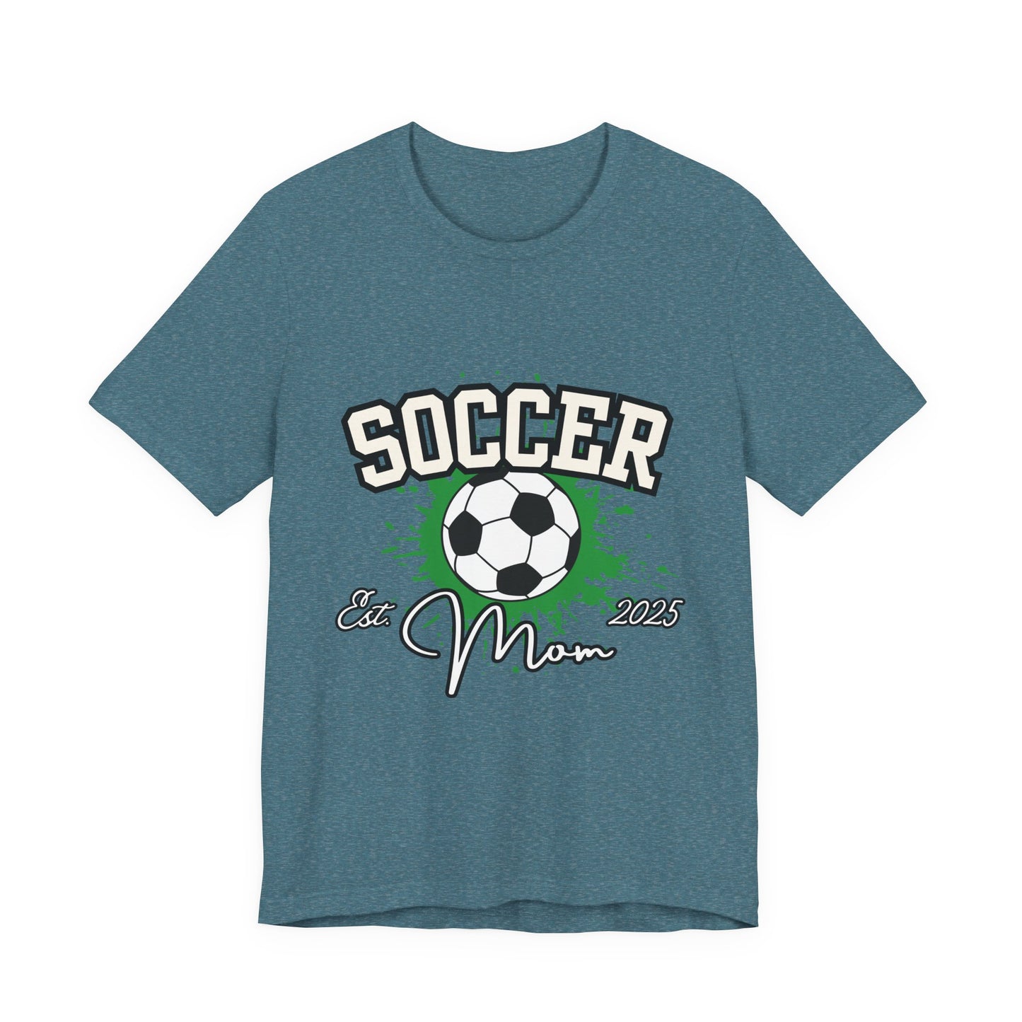 Soccer Mom Pride Unisex Jersey Tee, Sports Shirt, Gift for Soccer Lovers, Casual Wear, Athletic Tee, Soccer Mom Gift