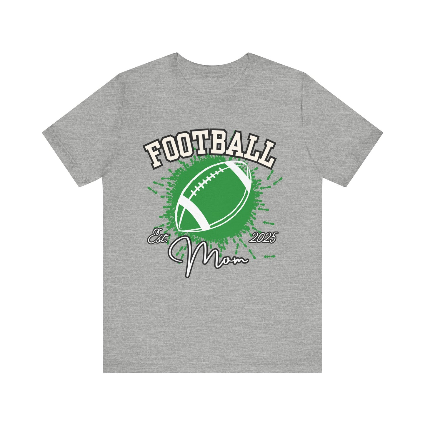 Football Mom Tee, Unisex Short Sleeve T-Shirt, Perfect Gift for Sports Moms, Game Day Apparel, Casual Weekend Wear