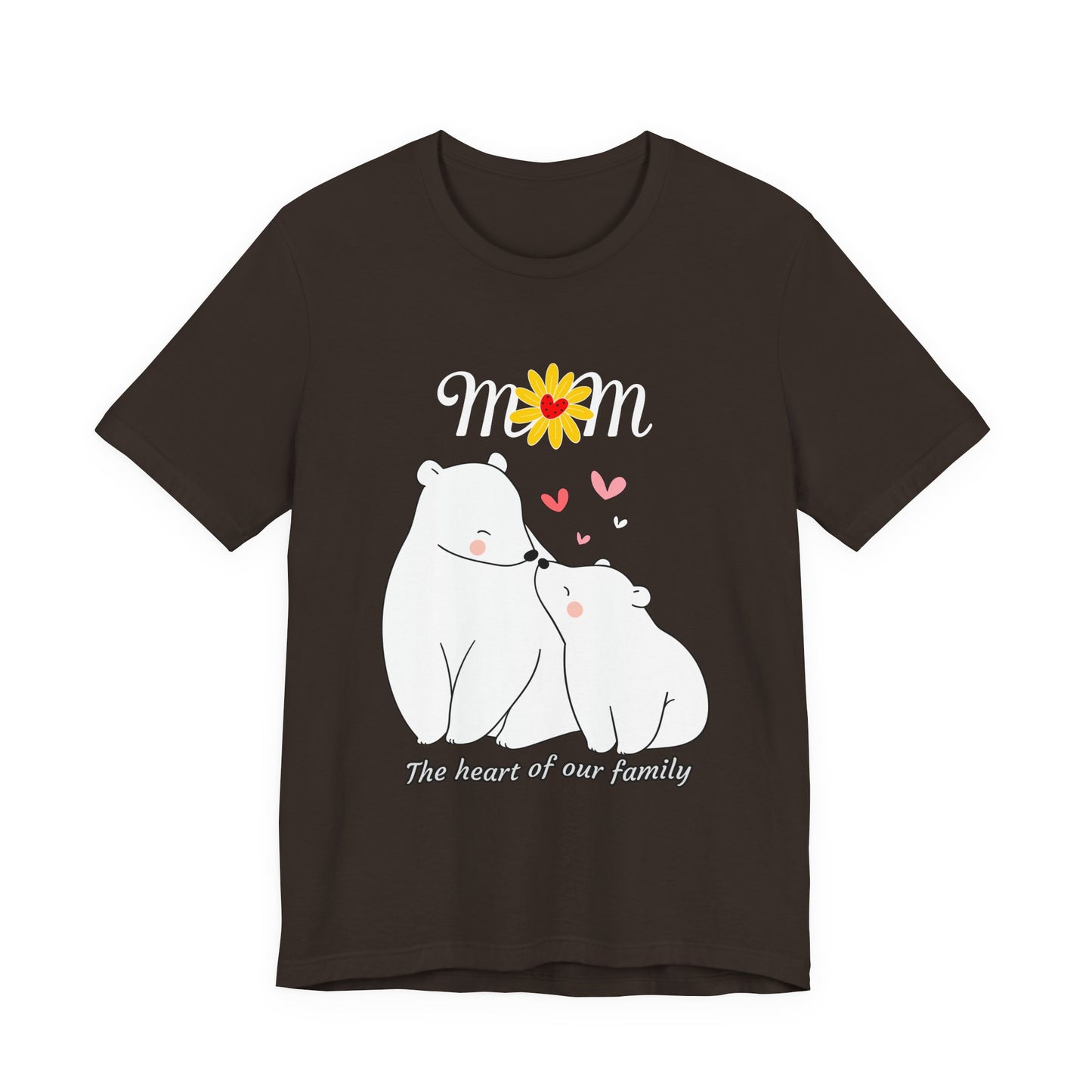 Mom Love Short Sleeve Tee, Cute Mom Shirt, Gift for Mom, Family Tee, Mother's Day Shirt, Mother's Day Gift