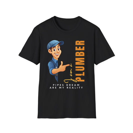 Plumber RealityT-Shirt, Funny Plumbing Tee, Gift for Plumbers, Casual Work Shirt, Father's Day Gift, Home Repair Humor