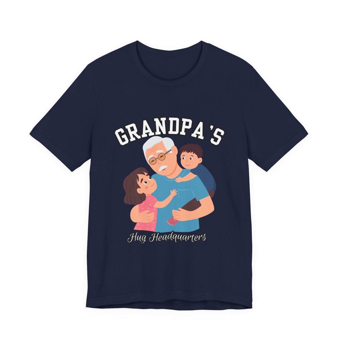 Grandpa's Fun Headquarters Tee | Family Gift, Father's Day, Grandparent's Day, Casual Wear, Cute Graphic Shirt