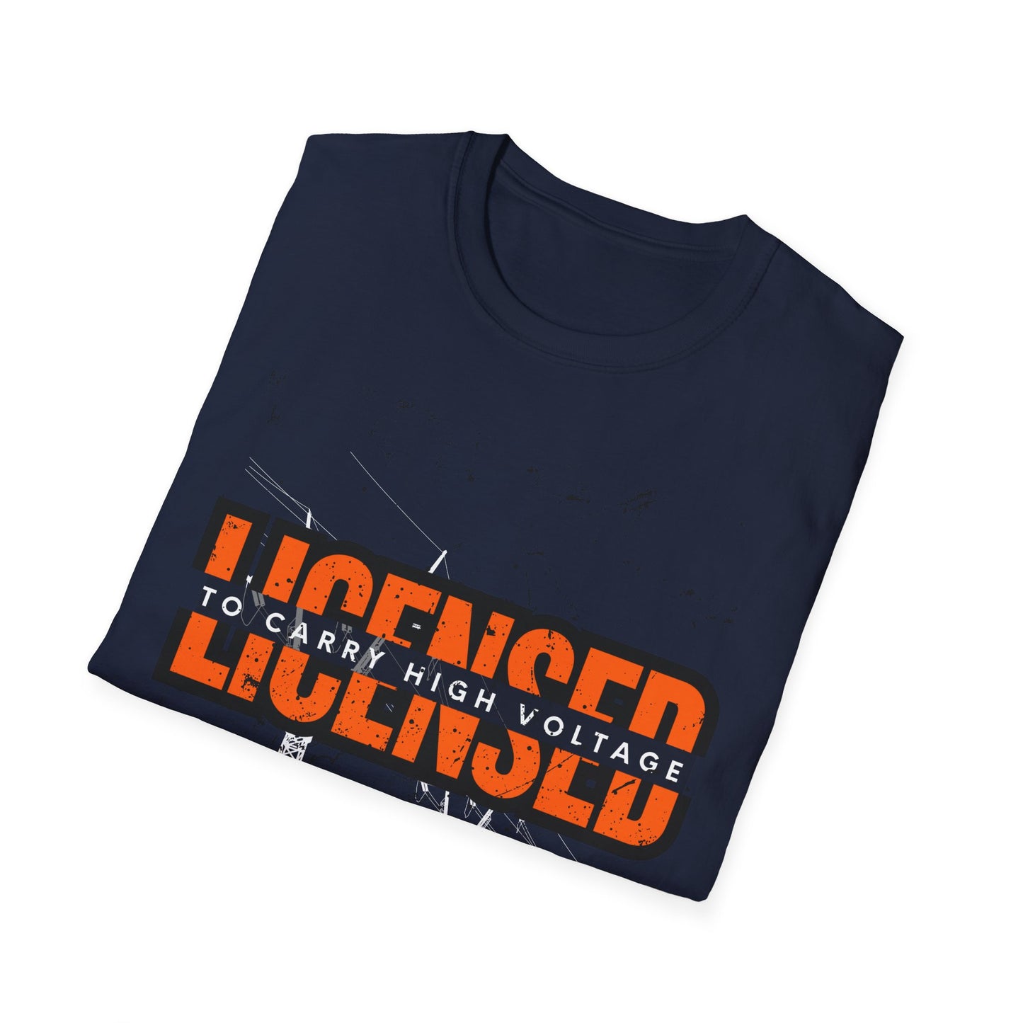Licensed Electrician Unisex T-Shirt, Casual Wear, Gift for Birthdays, Trendy Electrician Gift, Tradesperson shirt