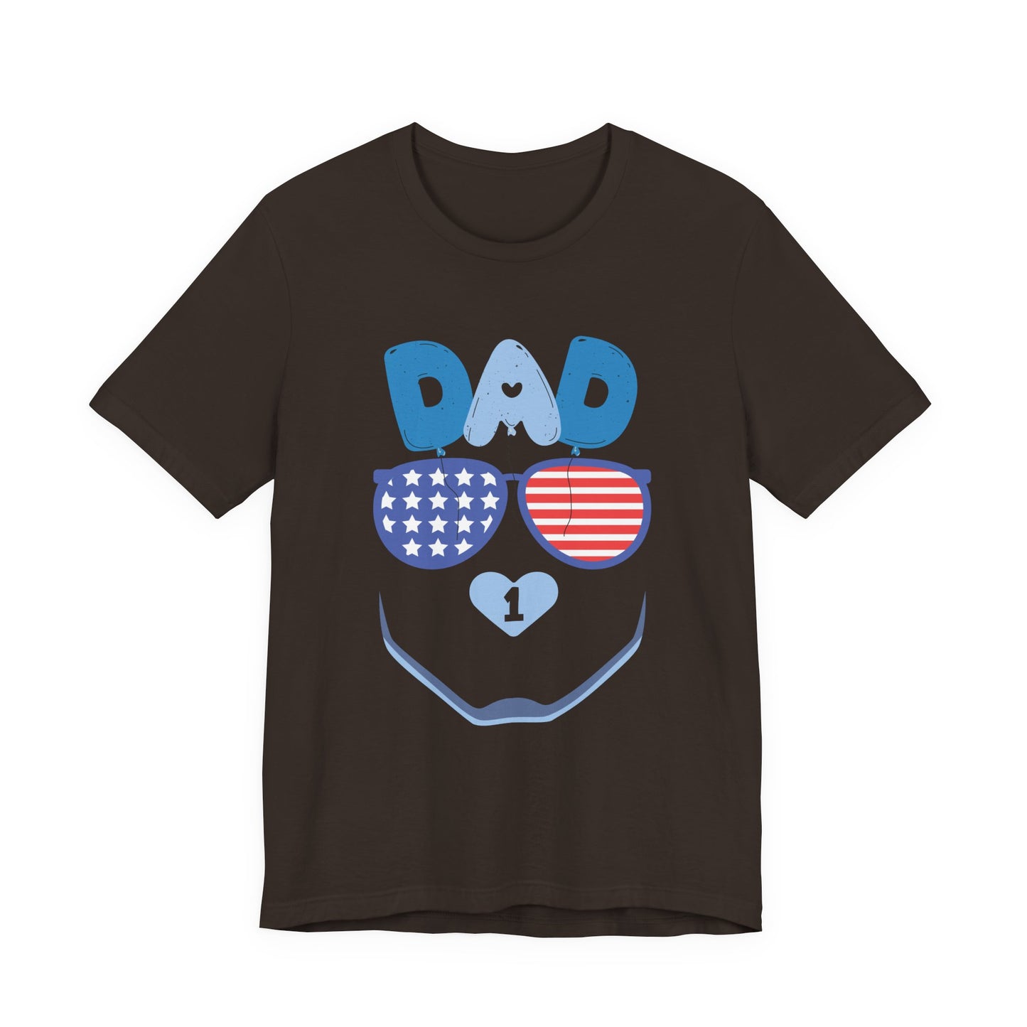 Patriotic Dad Tee, Father's Day Gift, USA Pride Shirt, Unisex Graphic T-Shirt, Summer Casual Wear