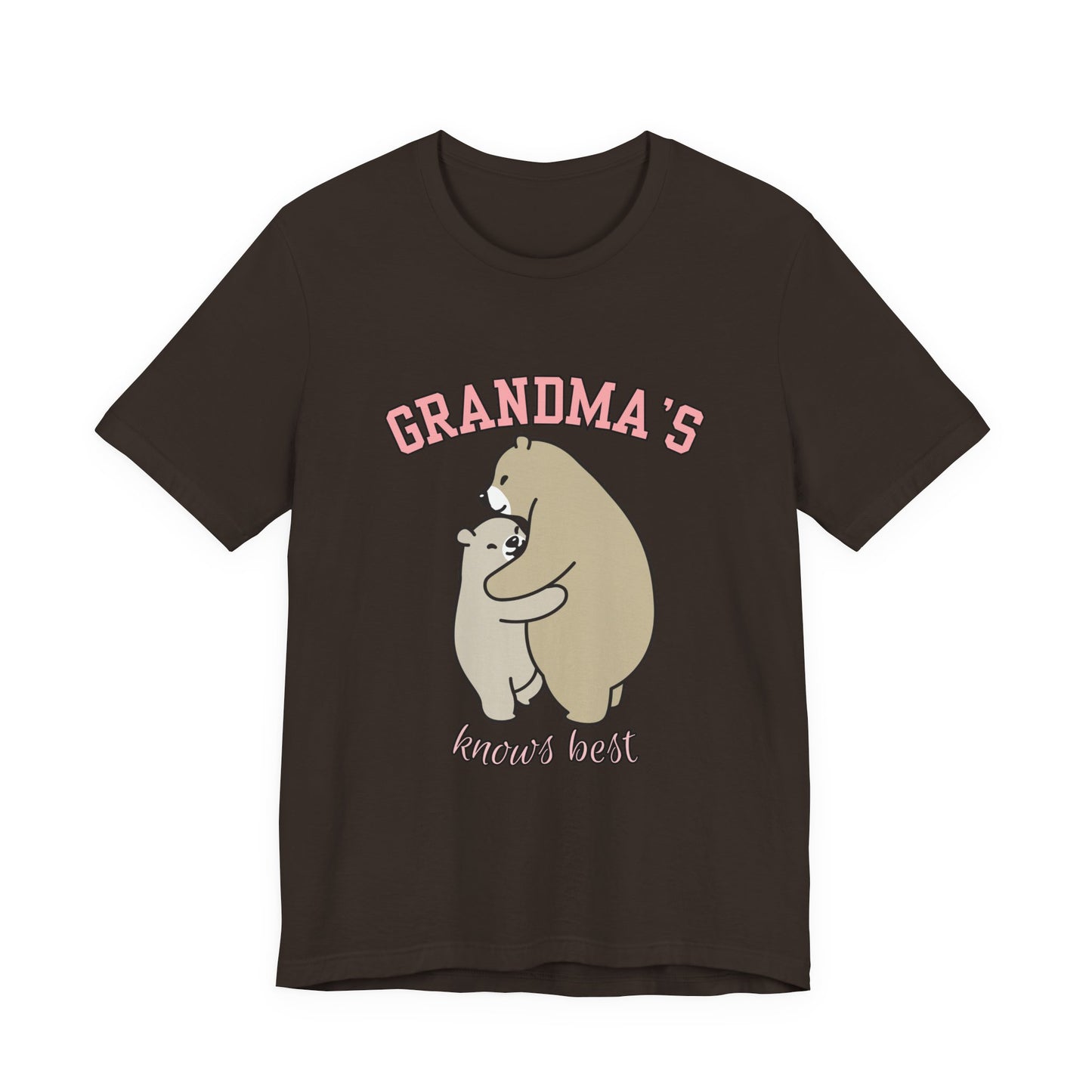 Grandma's Bears Unisex Short Sleeve Tee, Cute T-Shirt for Grandma, Gift for Grandparents, Birthday Gift, Family Matching Outfits