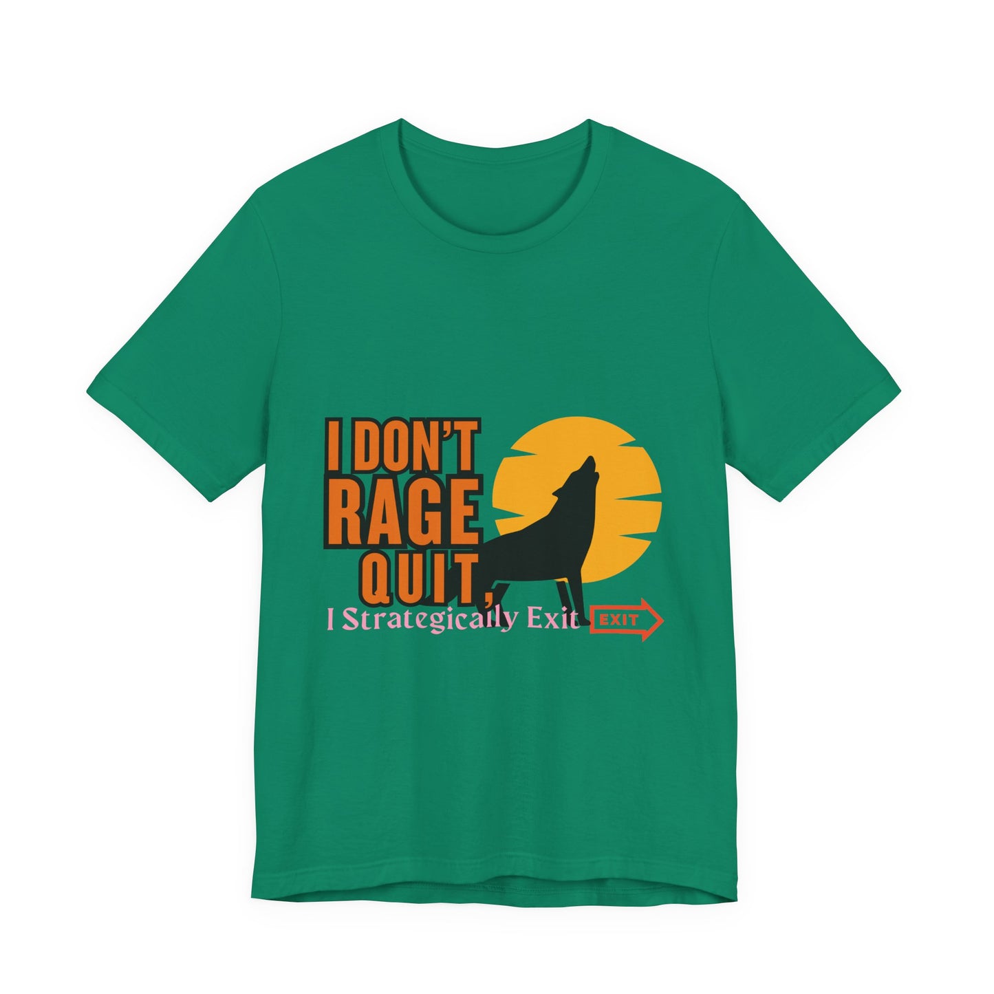 I Don't Rage Quit Unisex Tee, Gamer T-Shirt, Funny Graphic Tee, Casual Wear, Gift for Gamers
