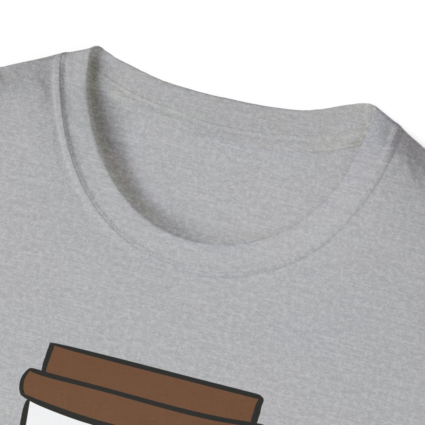 Coffee First Circuits Second Cartoon Unisex T-Shirt, Funny Coffee Tee, Gift for Engineers, Electrician T-shirt