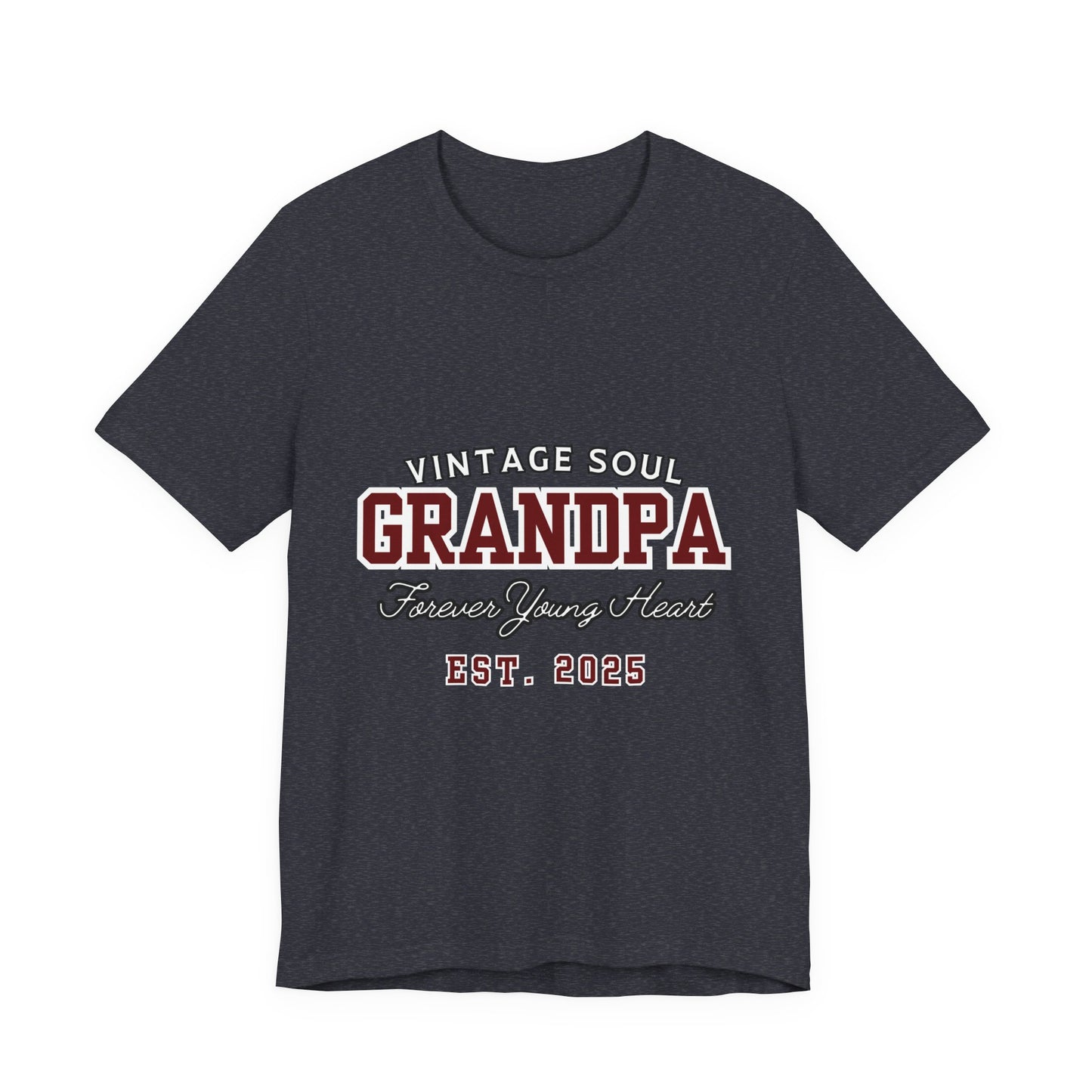 Vintage Soul Grandpa Tee | Perfect Gift for New Grandpas, Father's Day Present, Casual Wear, Family Gatherings, Comfortable Style