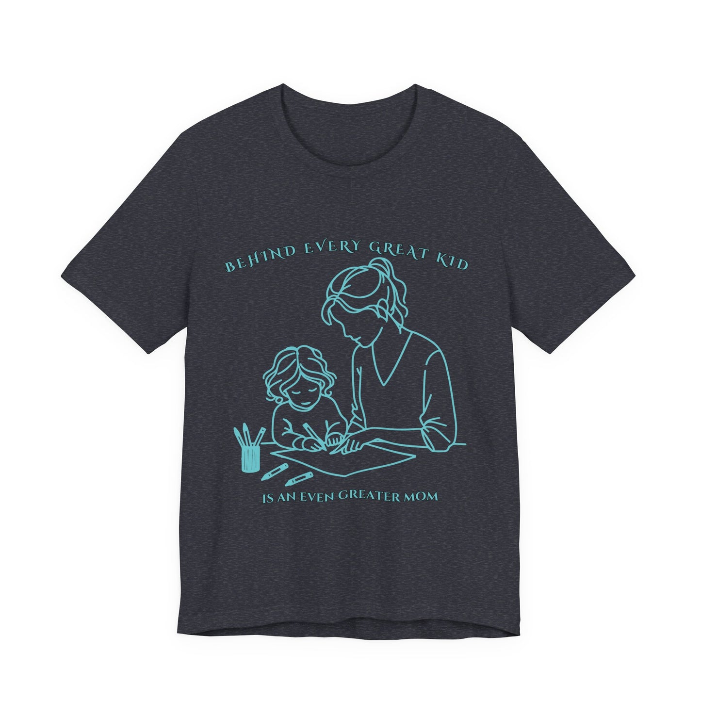 Mom and Child Inspiration Tee, Great Mom T-Shirt, Gift for Moms, Parenting Shirt, Casual Wear, Family Love Top