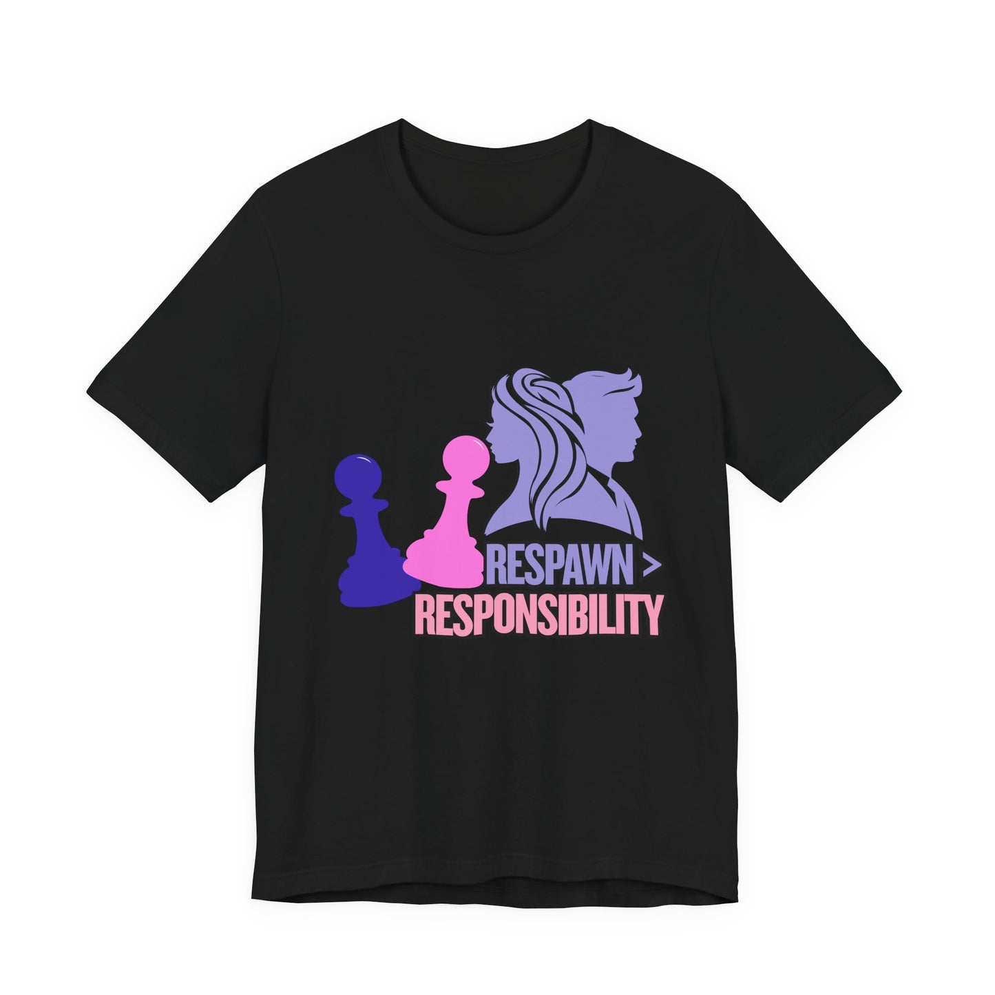 Chess Inspired Graphic Tee, Gamer Shirt, Motivational Quote Top, Casual Wear, Unique Gift for Gamers, Fun Tournament Attire
