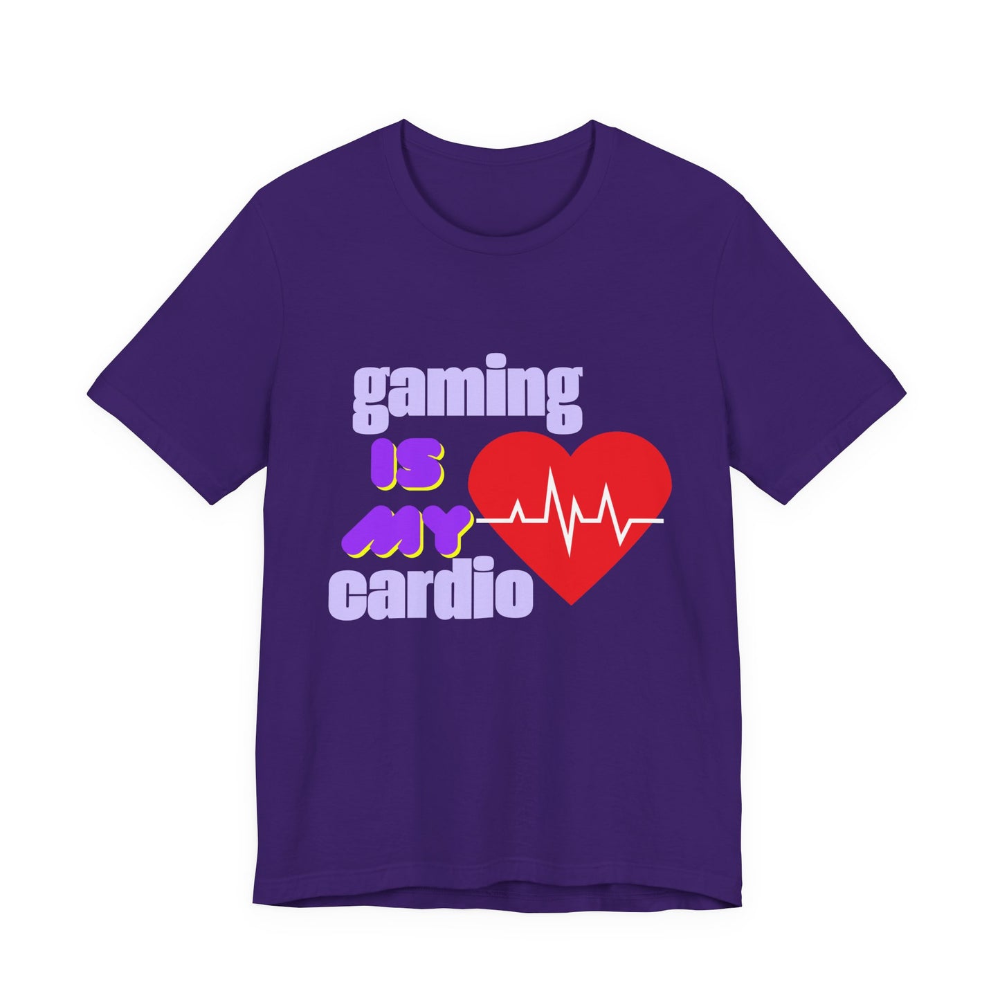 Gaming Is My Cardio Tee, Unisex T-Shirt, Gamer Shirt, Casual Wear, Perfect Gift for Gamers, Fun Graphic Tee