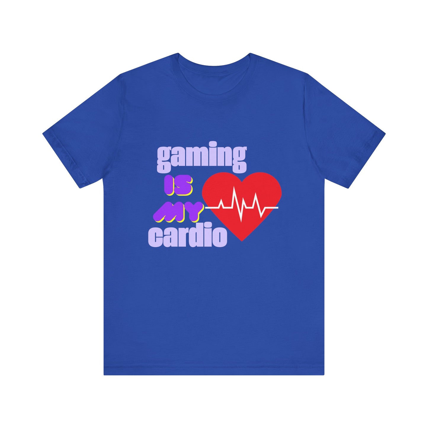 Gaming Is My Cardio Tee, Unisex T-Shirt, Gamer Shirt, Casual Wear, Perfect Gift for Gamers, Fun Graphic Tee