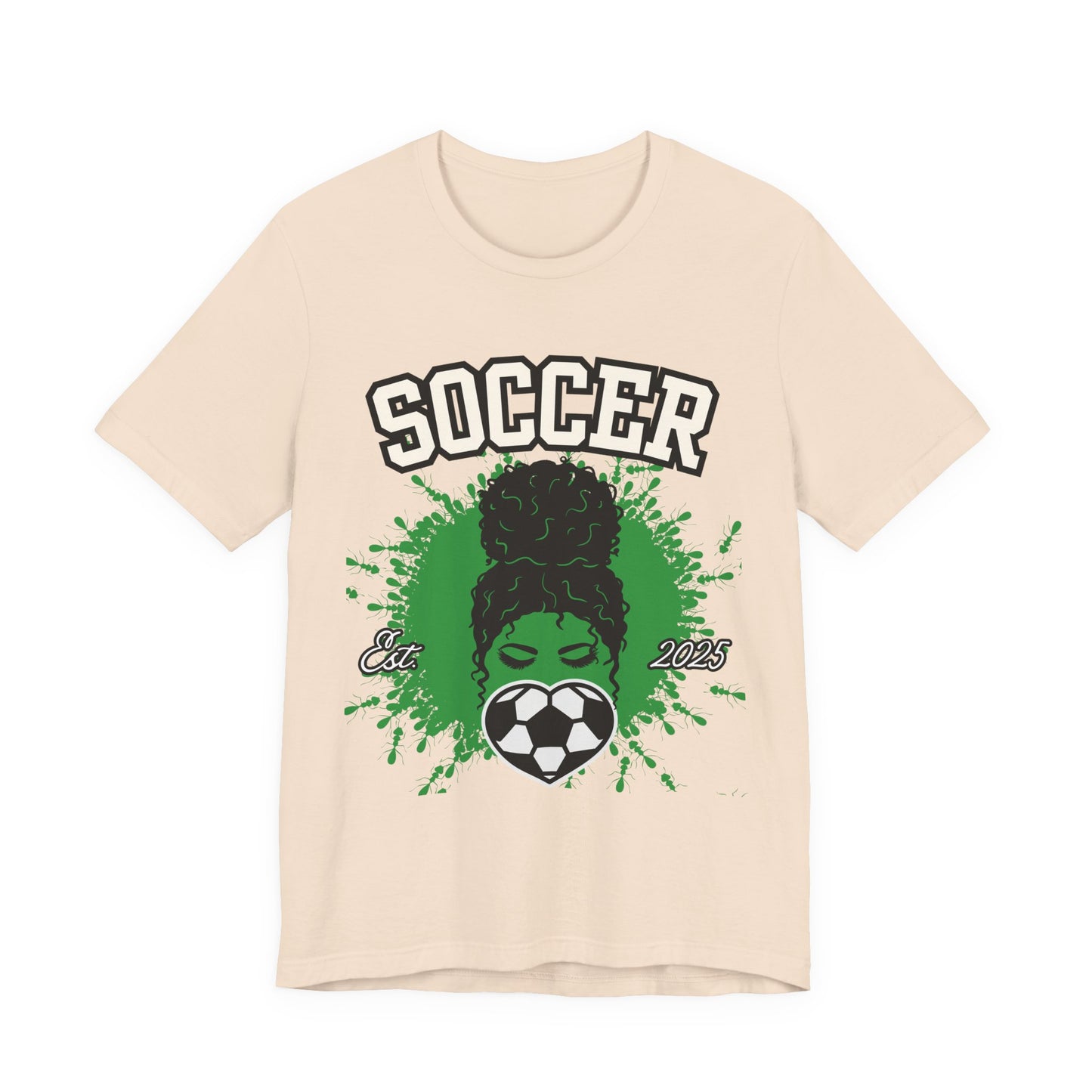 Soccer Queen Graphic Tee, Perfect for Game Day, Sports Lover Gift, Unisex Short Sleeve Tee, Soccer Mom Shirt, Athlete Apparel