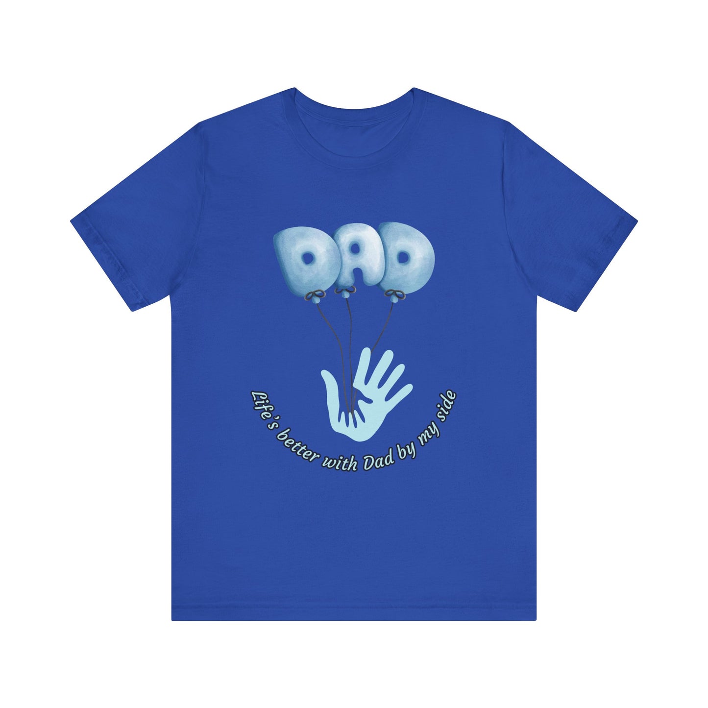 Dad Balloon Tee, Father’s Day Gift, Unisex T-Shirt, Birthday Present, Love for Dad, Family Celebration Apparel