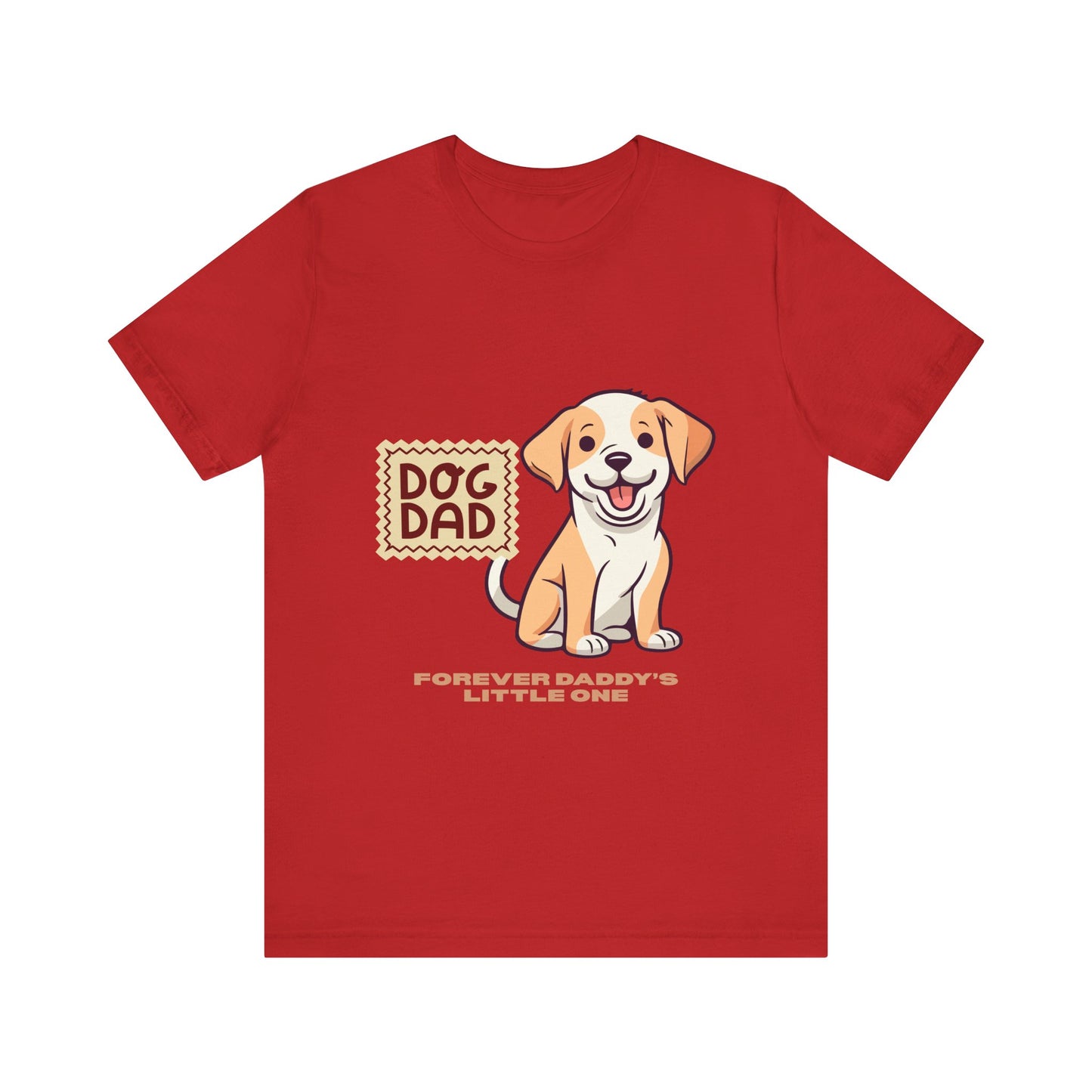 Dog Dad T-Shirt, Perfect Gift for Pet Lovers, Father's Day Apparel, Unisex Casual Tee, Dog Lover Shirt, Cute Dog Dad Design