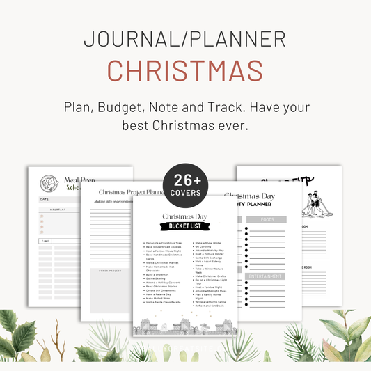 The Ultimate Christmas Planner – Holiday Organizer for Gifts, Parties, Recipes & More