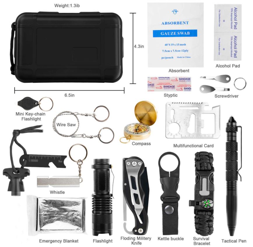 18 IN 1 Camping and Multifunction Travel kit
