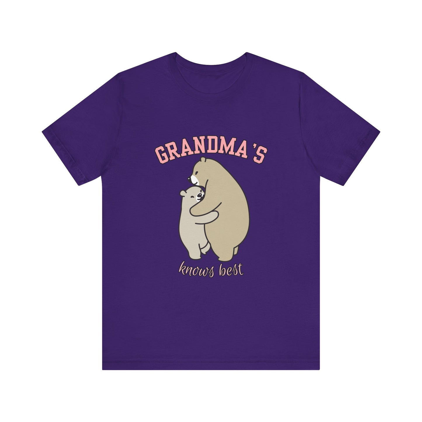 Grandma's Bears Unisex Short Sleeve Tee, Cute T-Shirt for Grandma, Gift for Grandparents, Birthday Gift, Family Matching Outfits