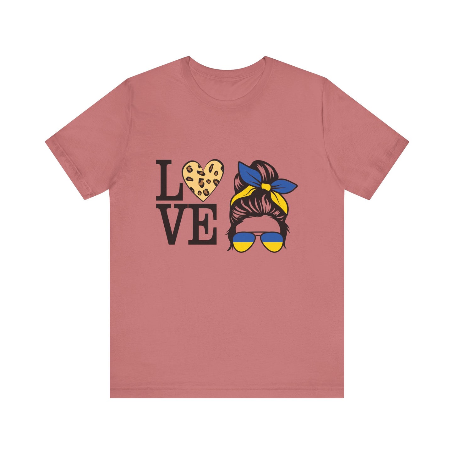 Stylish Love Graphic Tee, Casual Shirt, Gift for Her, Summer Fashion, Trendy Outfit, Valentine's Day, Birthday Gift